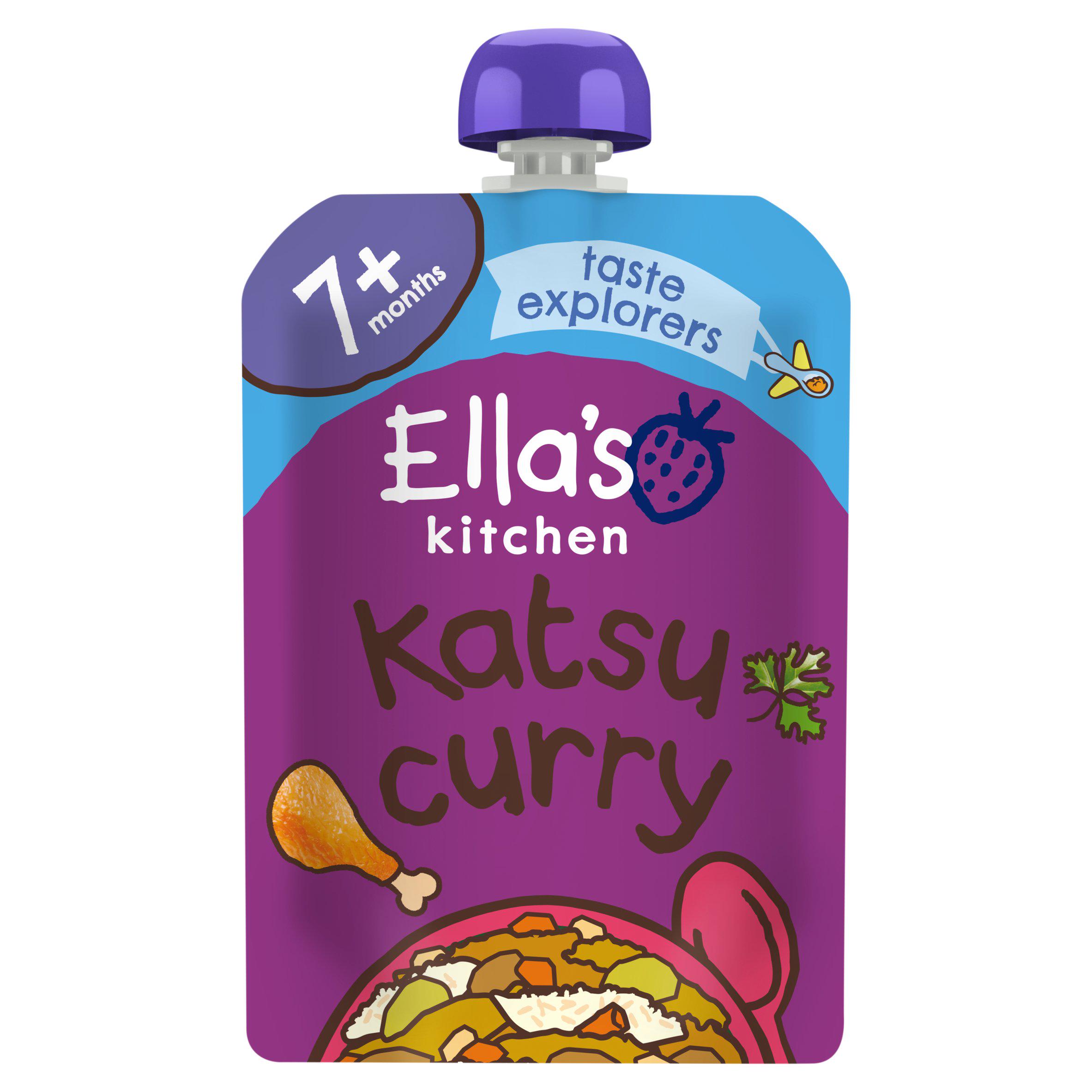 Ella's Kitchen Organic Katsu Curry Baby Food Pouch 7+ Months