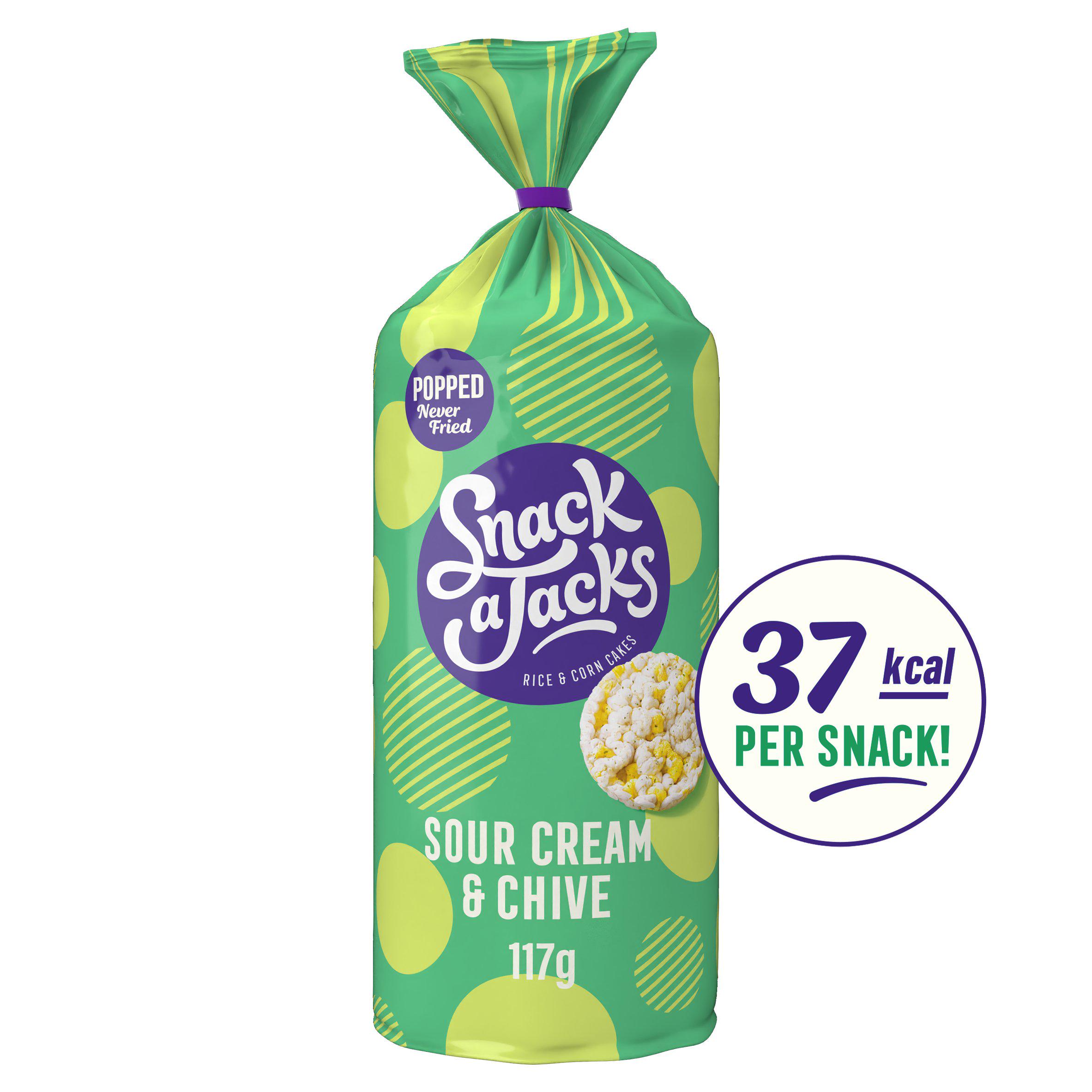 Snack a Jacks Sour Cream & Chive Sharing Rice Cakes