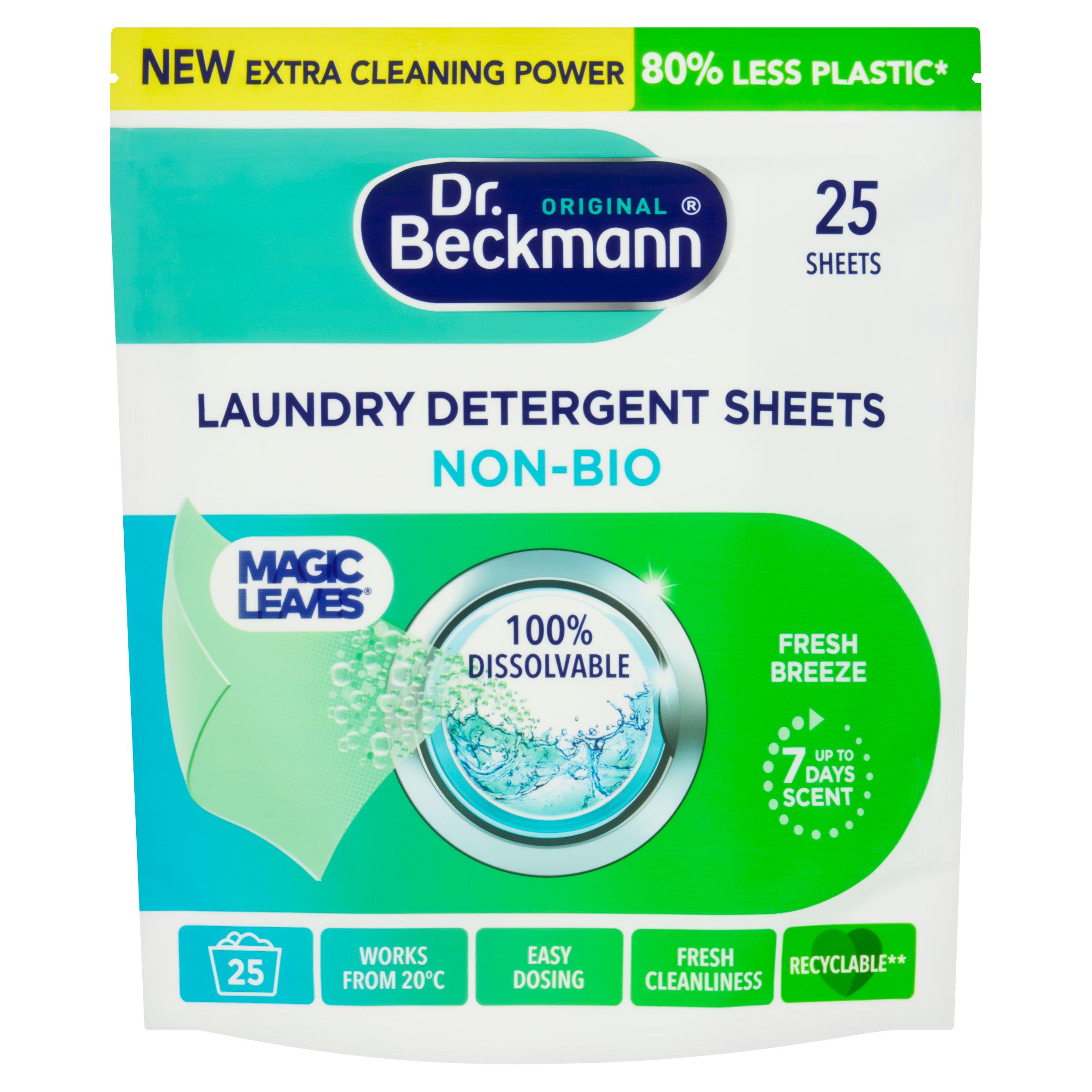 Dr Beckmann Non Biological Laundry Detergent Sheets X25
