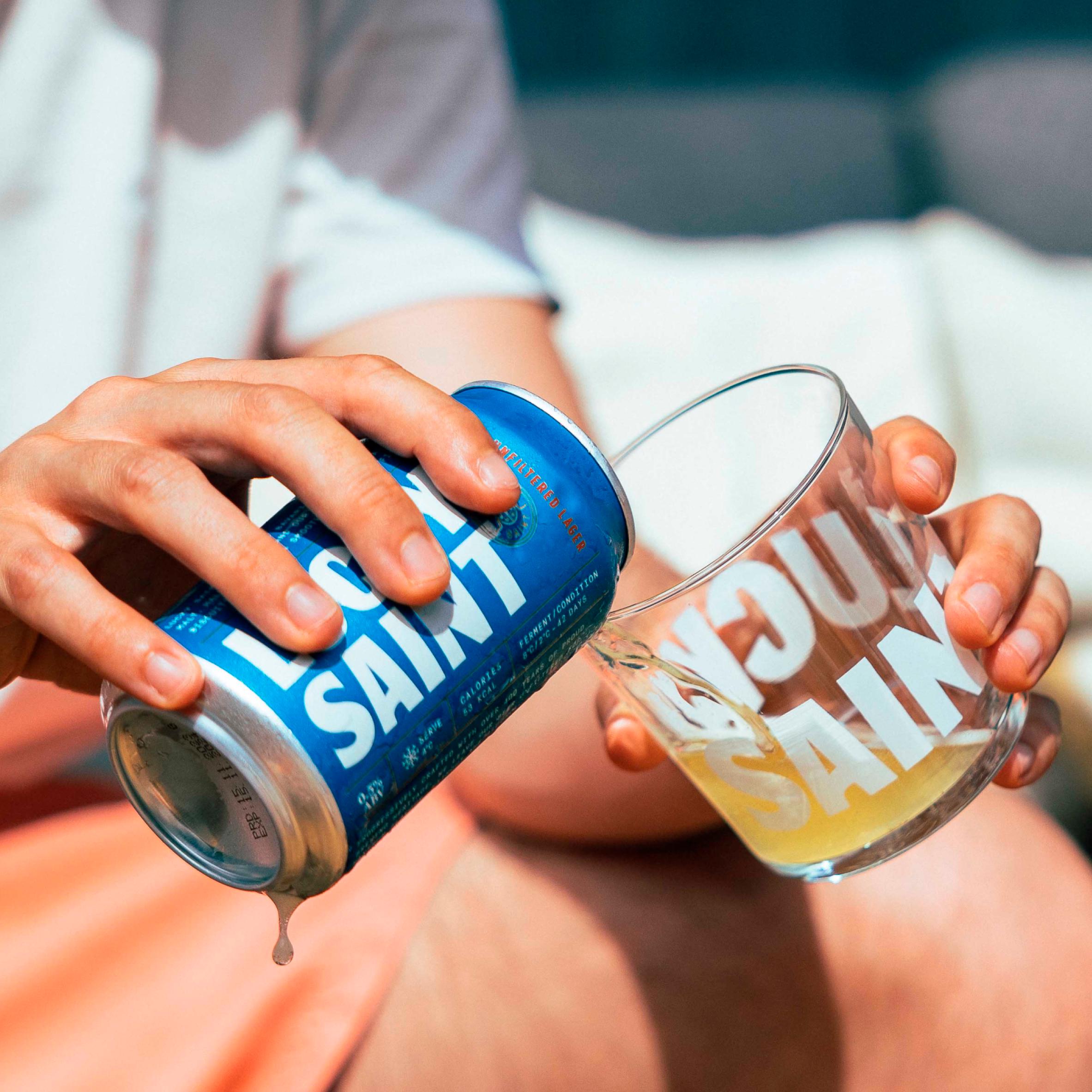 Lucky Saint 0.5% Low Alcohol Lager 4 x 330ml thumbnail 2