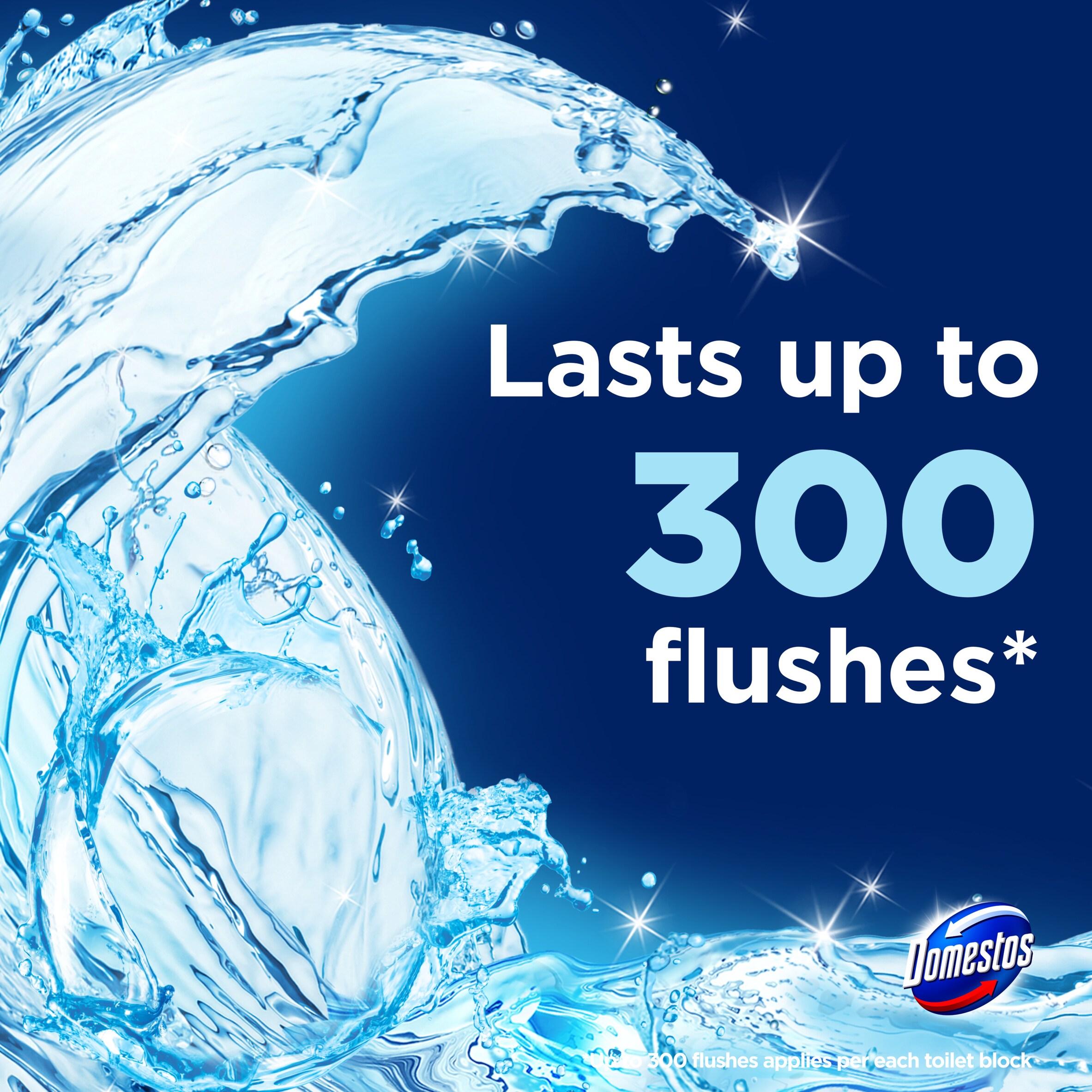 Domestos Power 5 Ocean Toilet Freshener Rim Block Cleaner Duo Pack x2 50g thumbnail 3