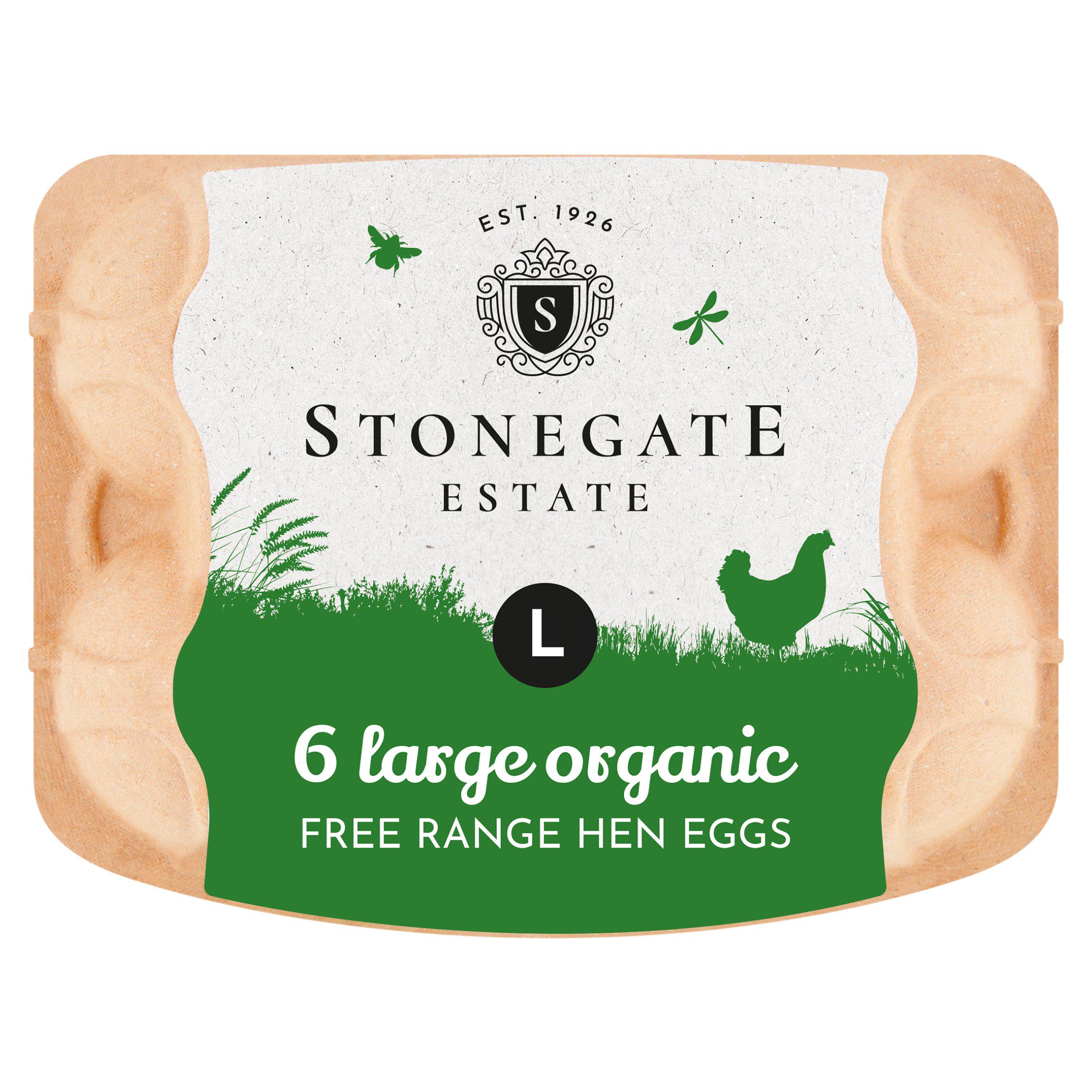 Stonegate Estate Organic Large Free Range Eggs