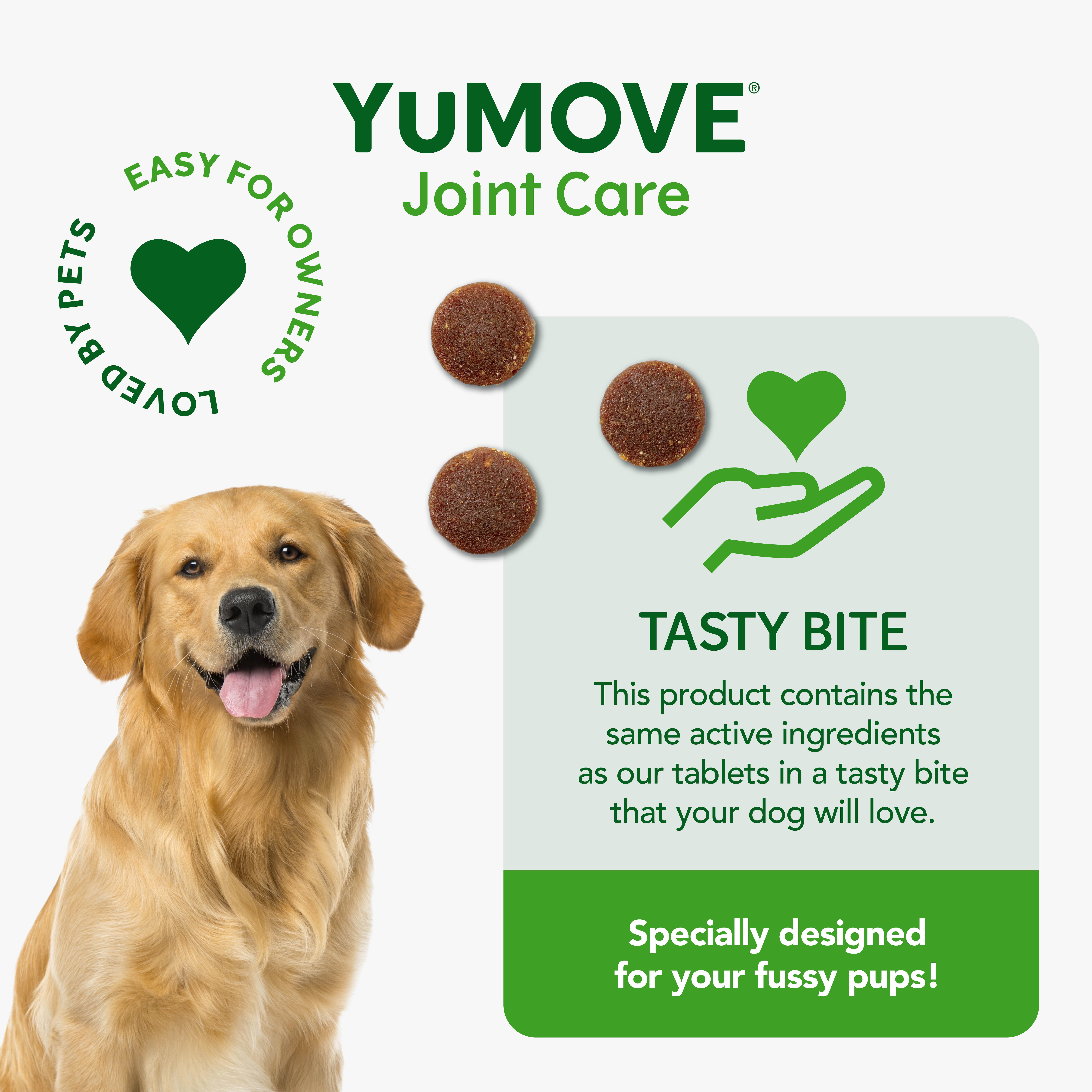 Yumove Joint Care Daily Tasty Bites For Adult Dogs x60 150g thumbnail 3