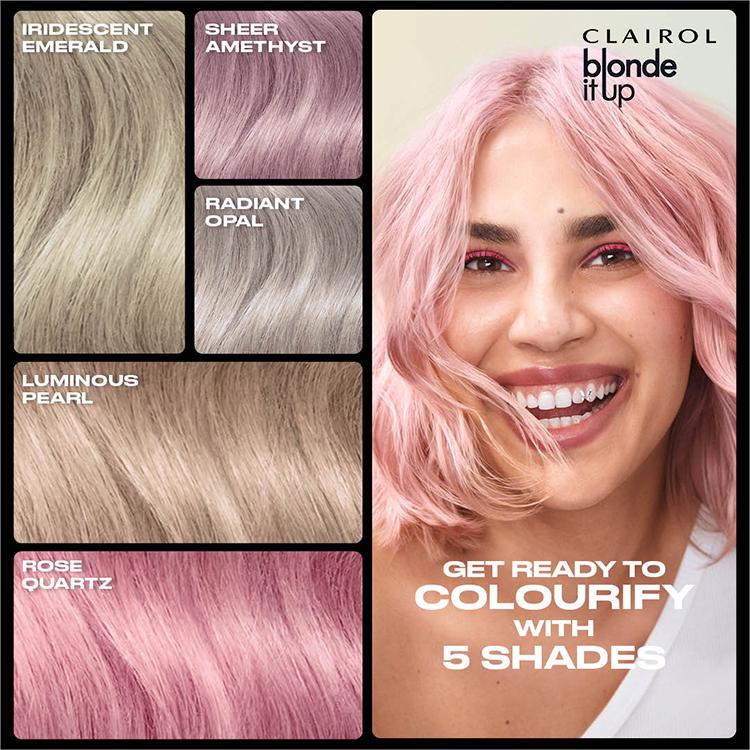 Clairol Blonde It Up Toner Kit Rose Quartz thumbnail 5