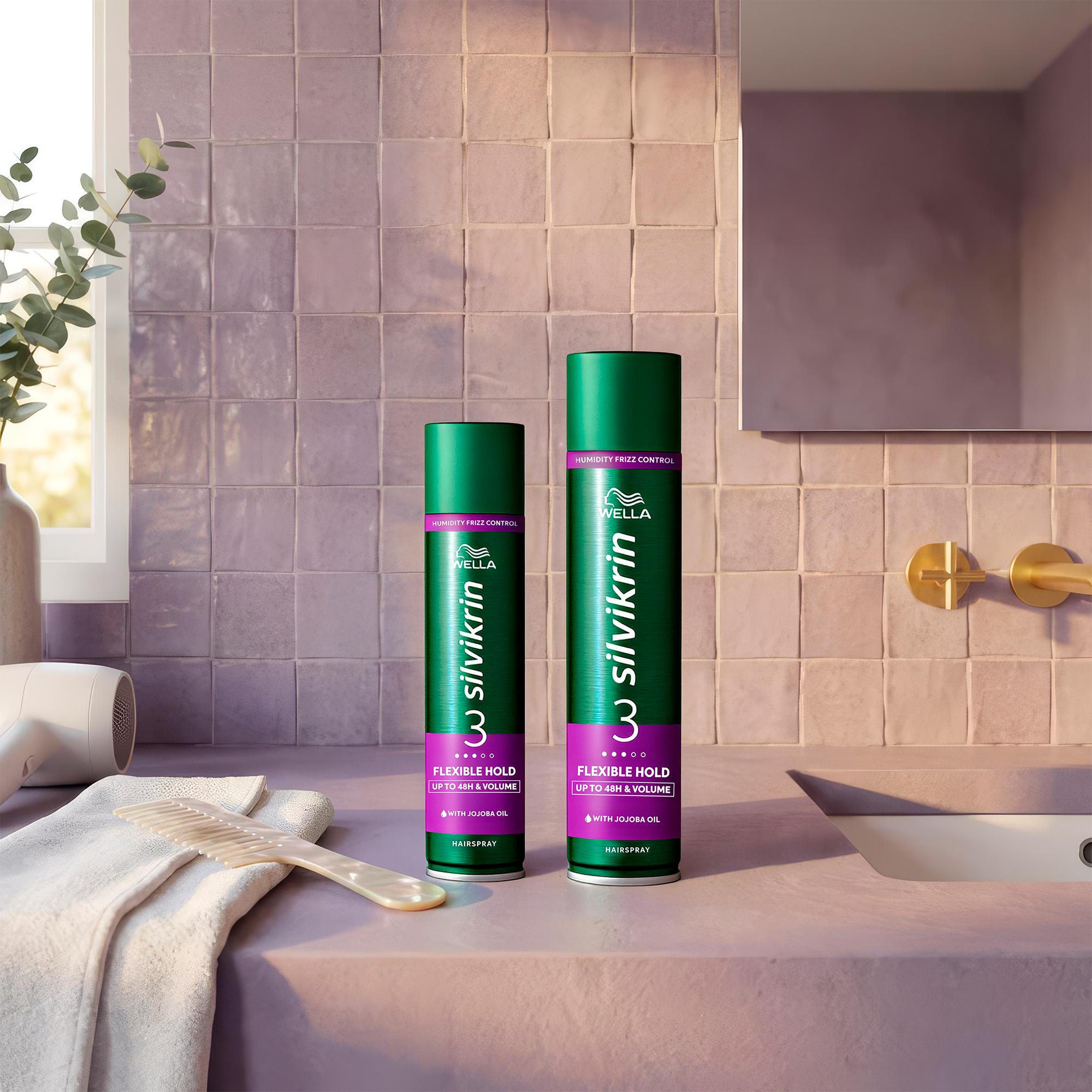 Wella Silvikrin Flexible Hold Hairspray 400ml thumbnail 5