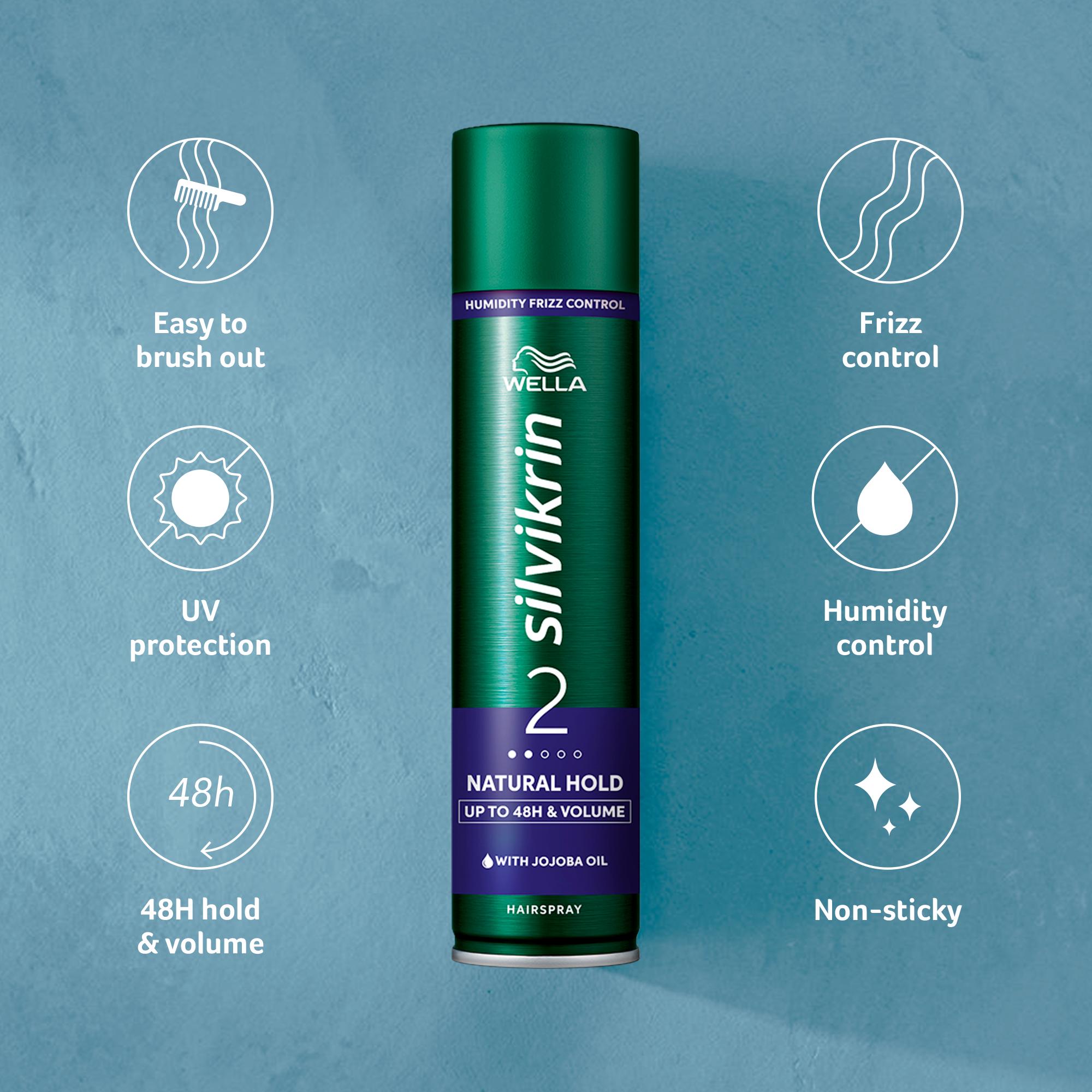 Wella Silvikrin Natural Hold Hairspray 250ml thumbnail 2