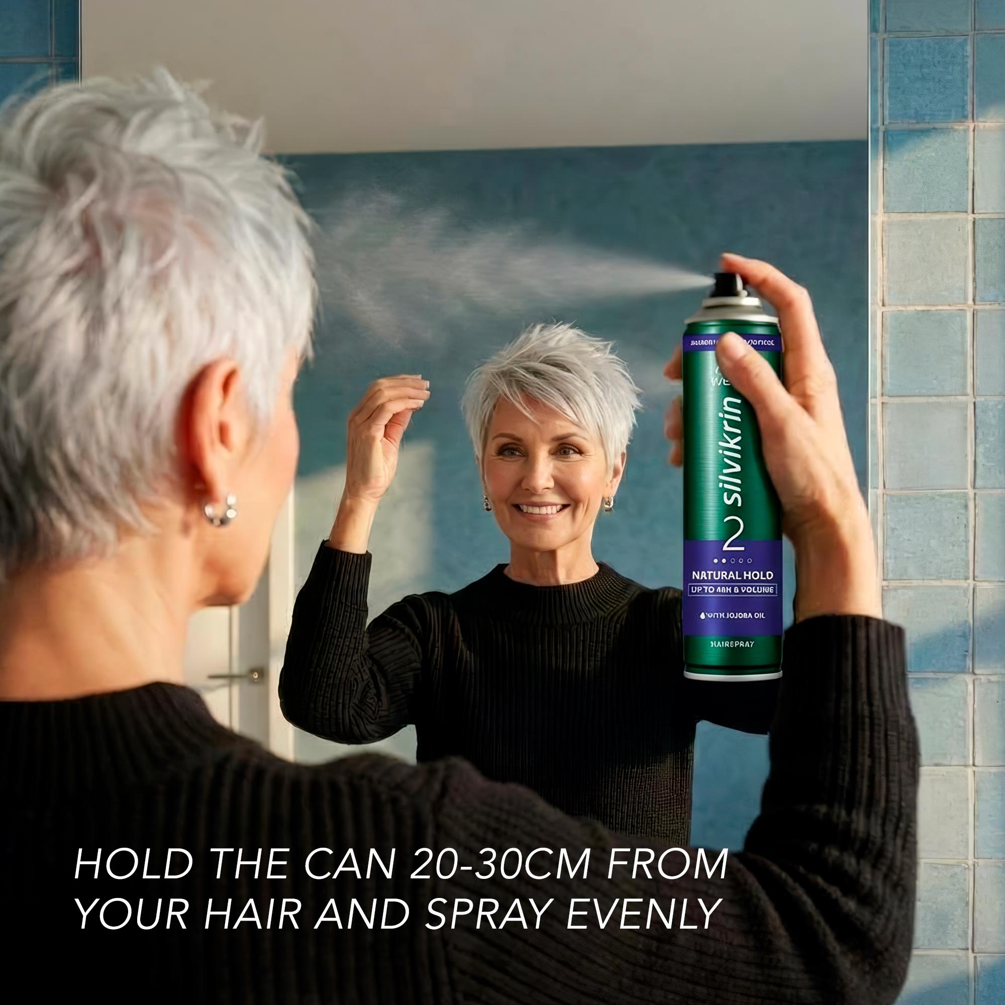 Wella Silvikrin Natural Hold Hairspray 250ml thumbnail 3