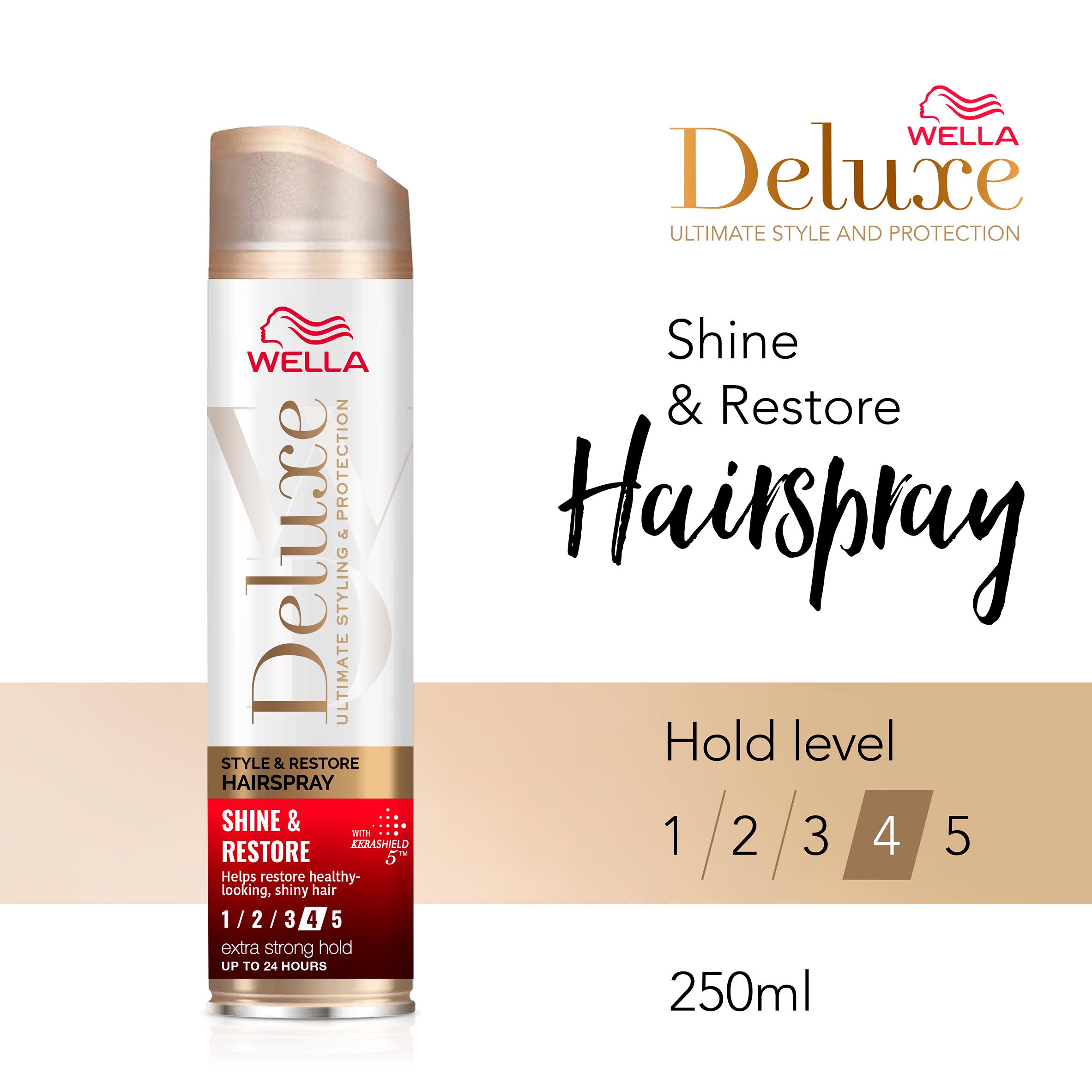 Wella Deluxe 250ml Shine & Repair Hairspray thumbnail 3