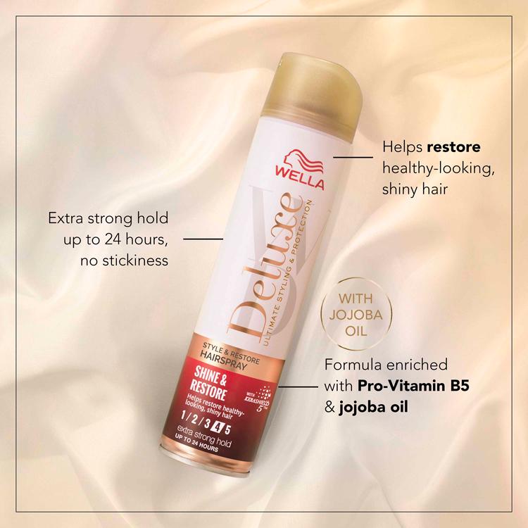 Wella Deluxe 250ml Shine & Repair Hairspray thumbnail 4
