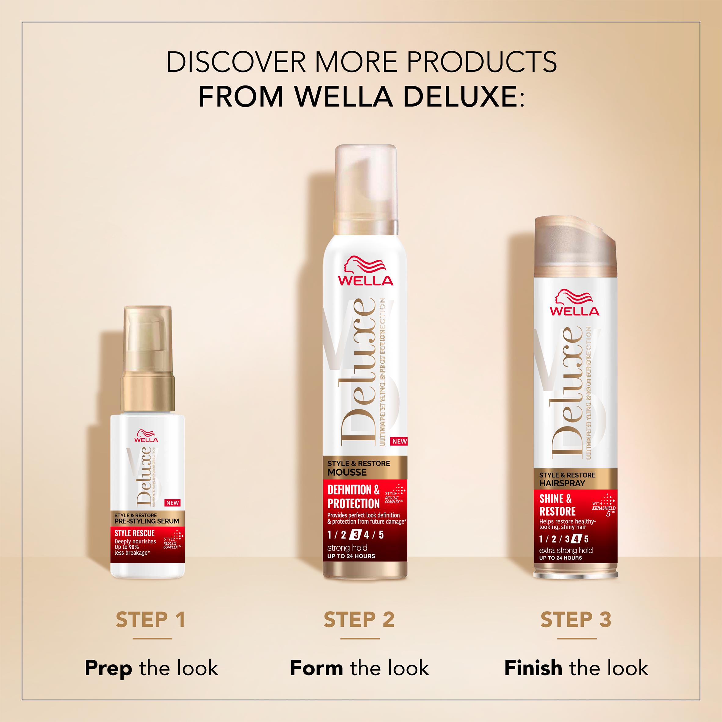 Wella Deluxe 250ml Shine & Repair Hairspray thumbnail 6