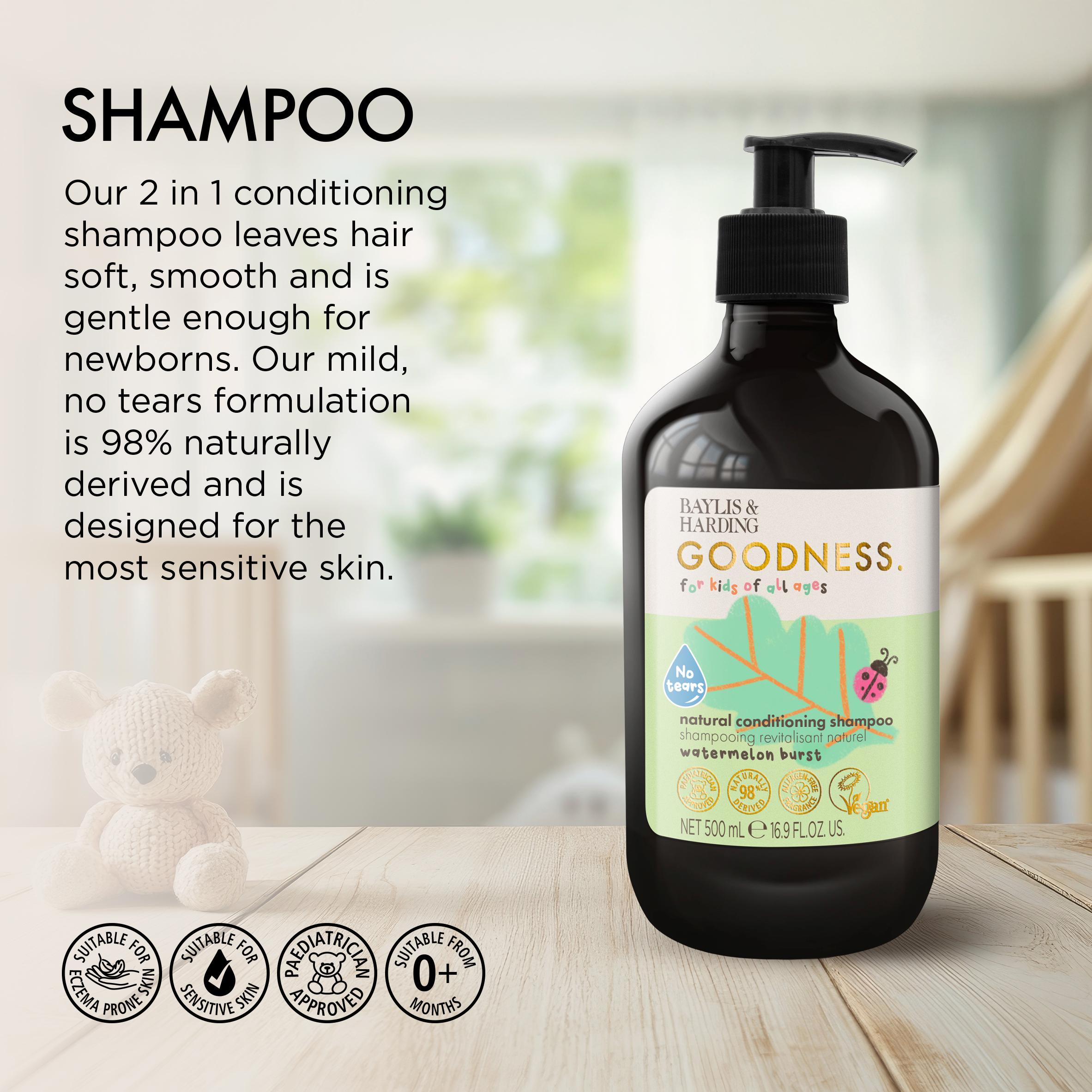 Baylis & Harding Goodness Kids Watermelon Burst Conditioning Shampoo 500ml thumbnail 3