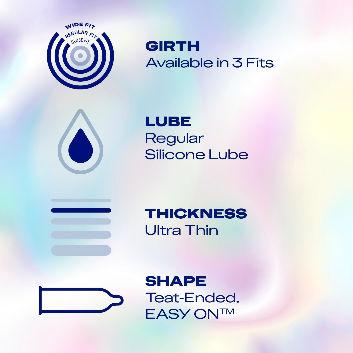 Durex 10 x Nude Extra Lube Condoms thumbnail 2