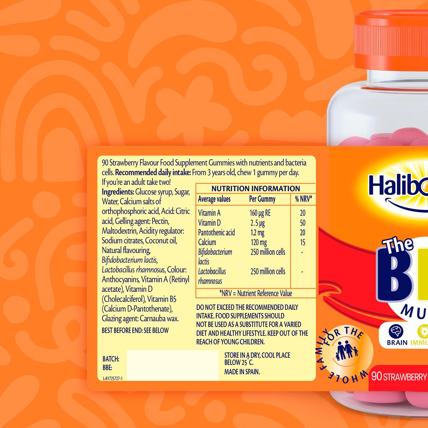 Haliborange the Big Multi Strawberry Flavour Softies x90 thumbnail 6