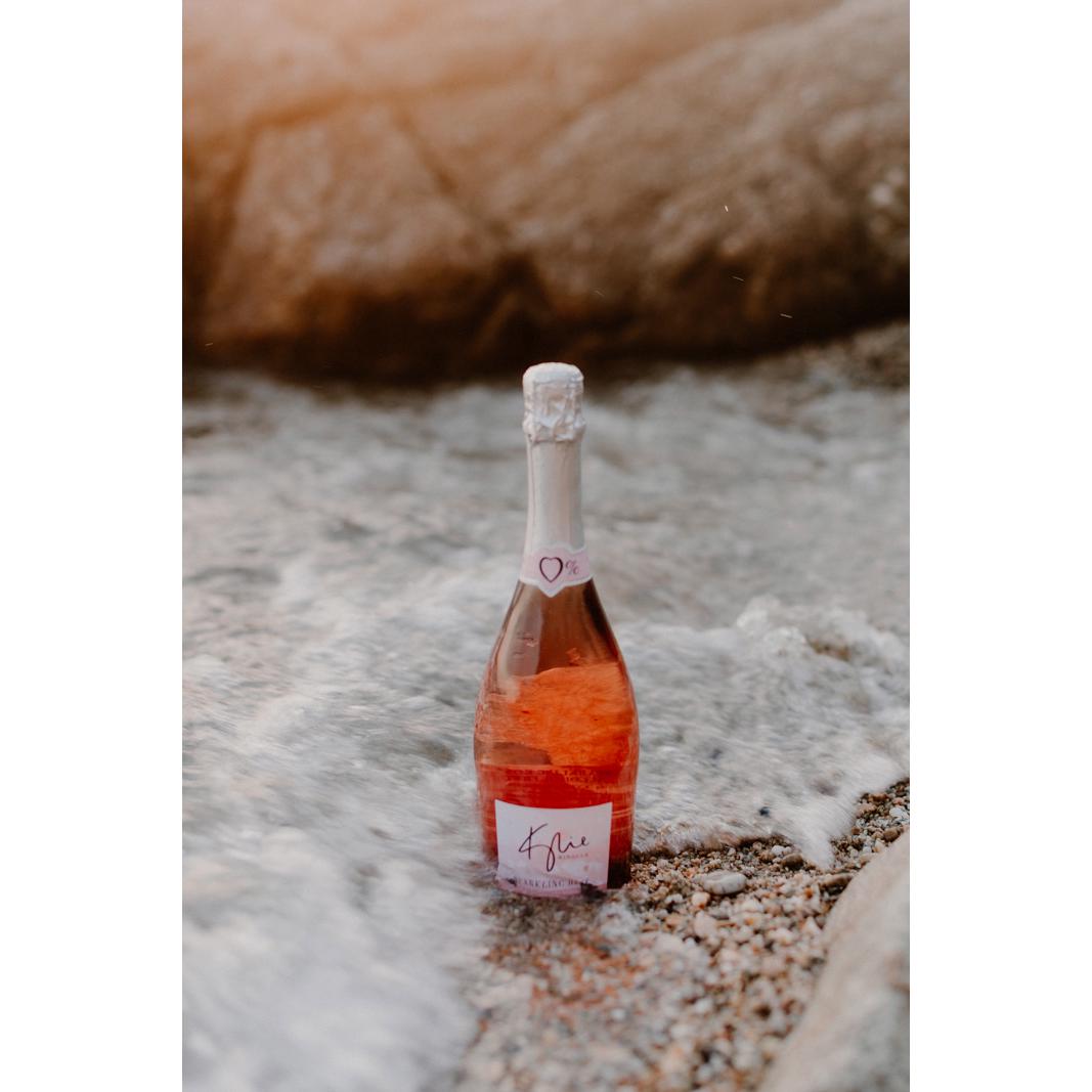 Kylie Minogue 0.0% Alcohol Free Sparkling Rose Wine Based Drink 75cl thumbnail 3