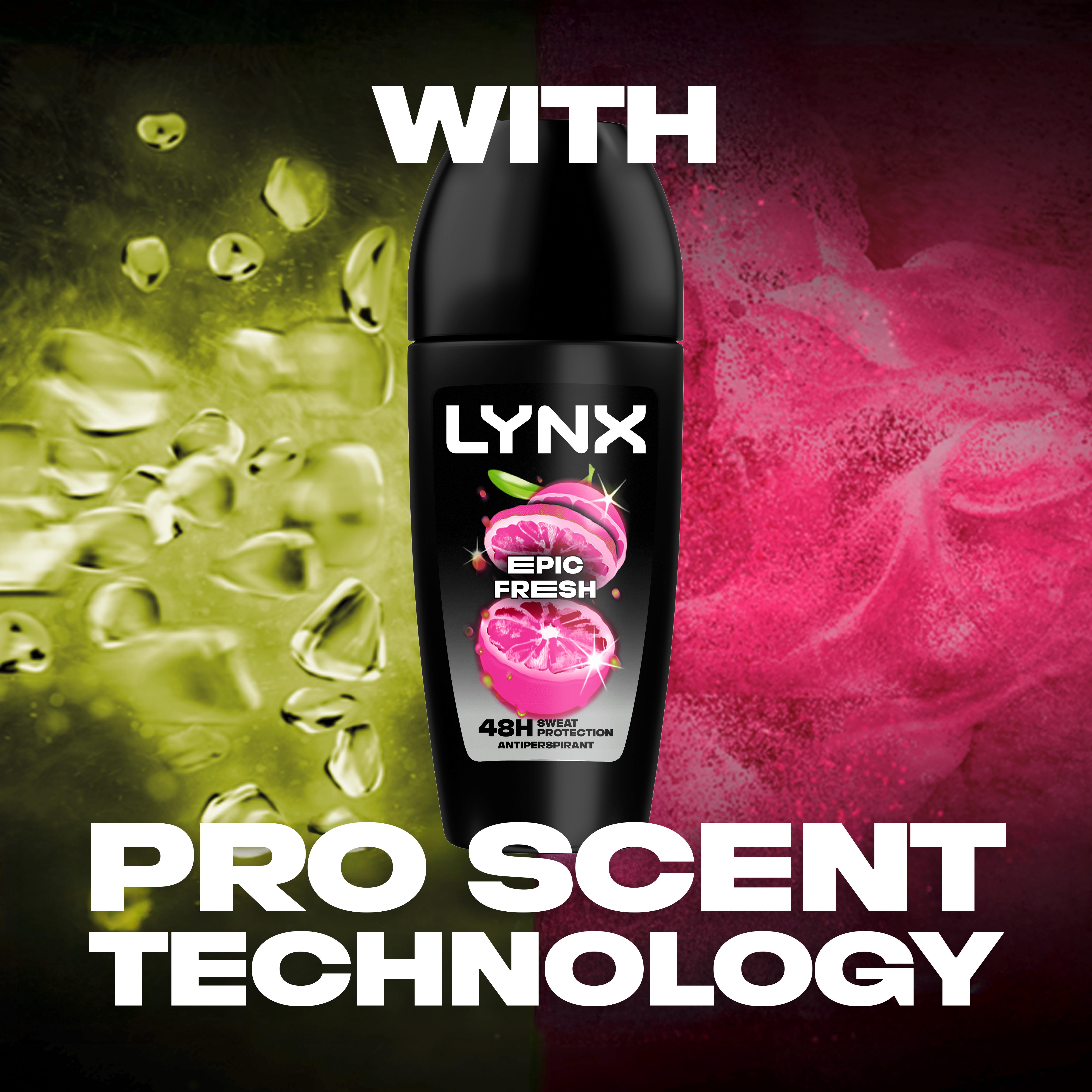 Lynx Epic Fresh Roll On Antiperspirant Deodorant 50ml thumbnail 4