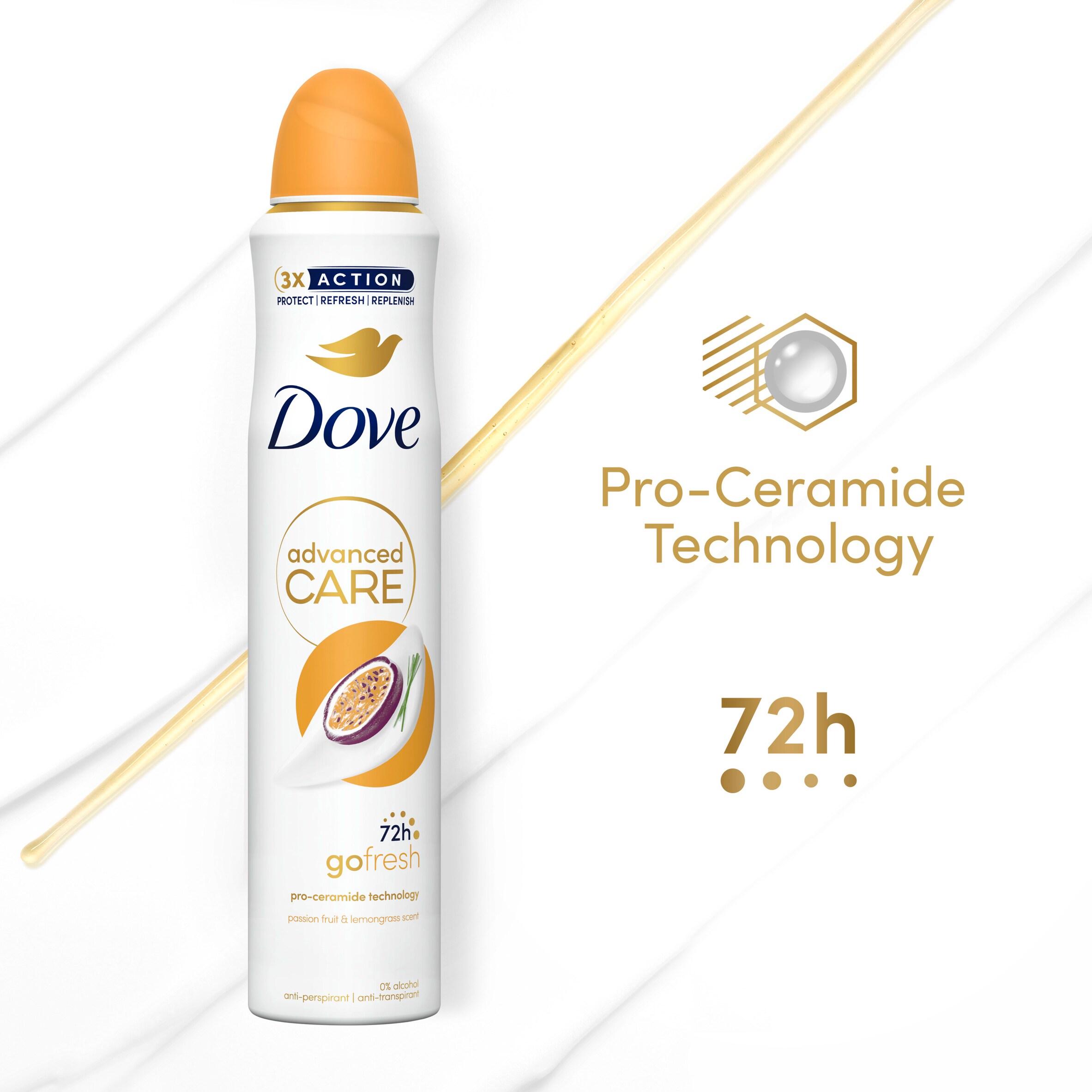Dove Women Passion Fruit 72h Advanced Care Antiperspirant Deodorant 200ml thumbnail 5