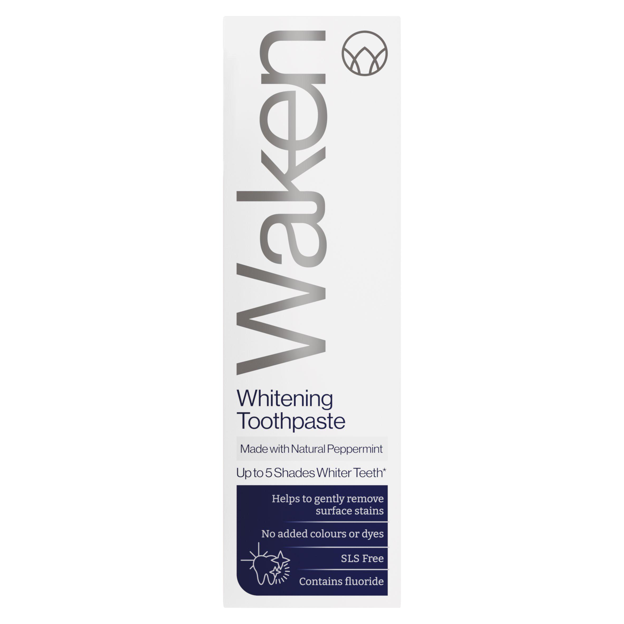 Waken Peppermint Whitening Toothpaste with Fluoride 75ml