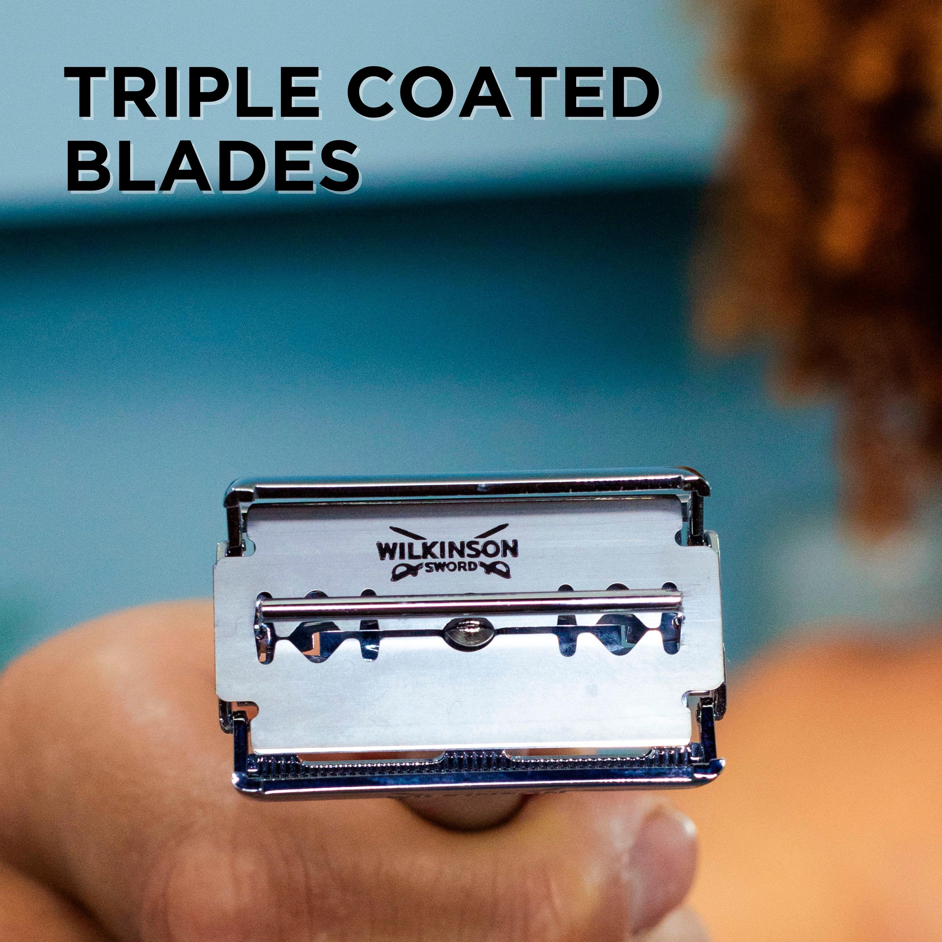 Wilkinson Sword Double Edge Men's Razor with 5 Blade Refills thumbnail 4