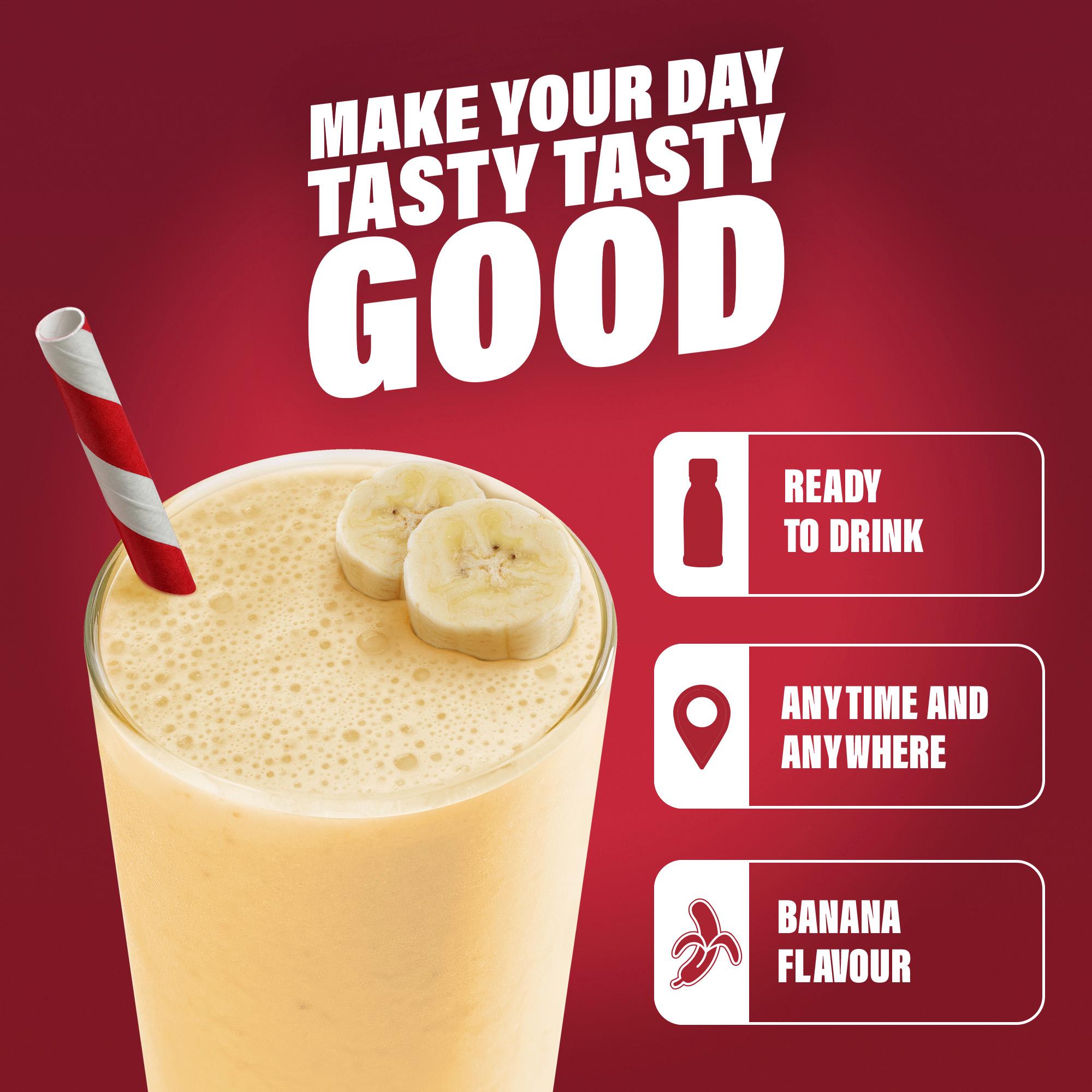 SlimFast Ready to Drink Meal Replacement Shake Banana Flavour 6 meals 325ml thumbnail 4
