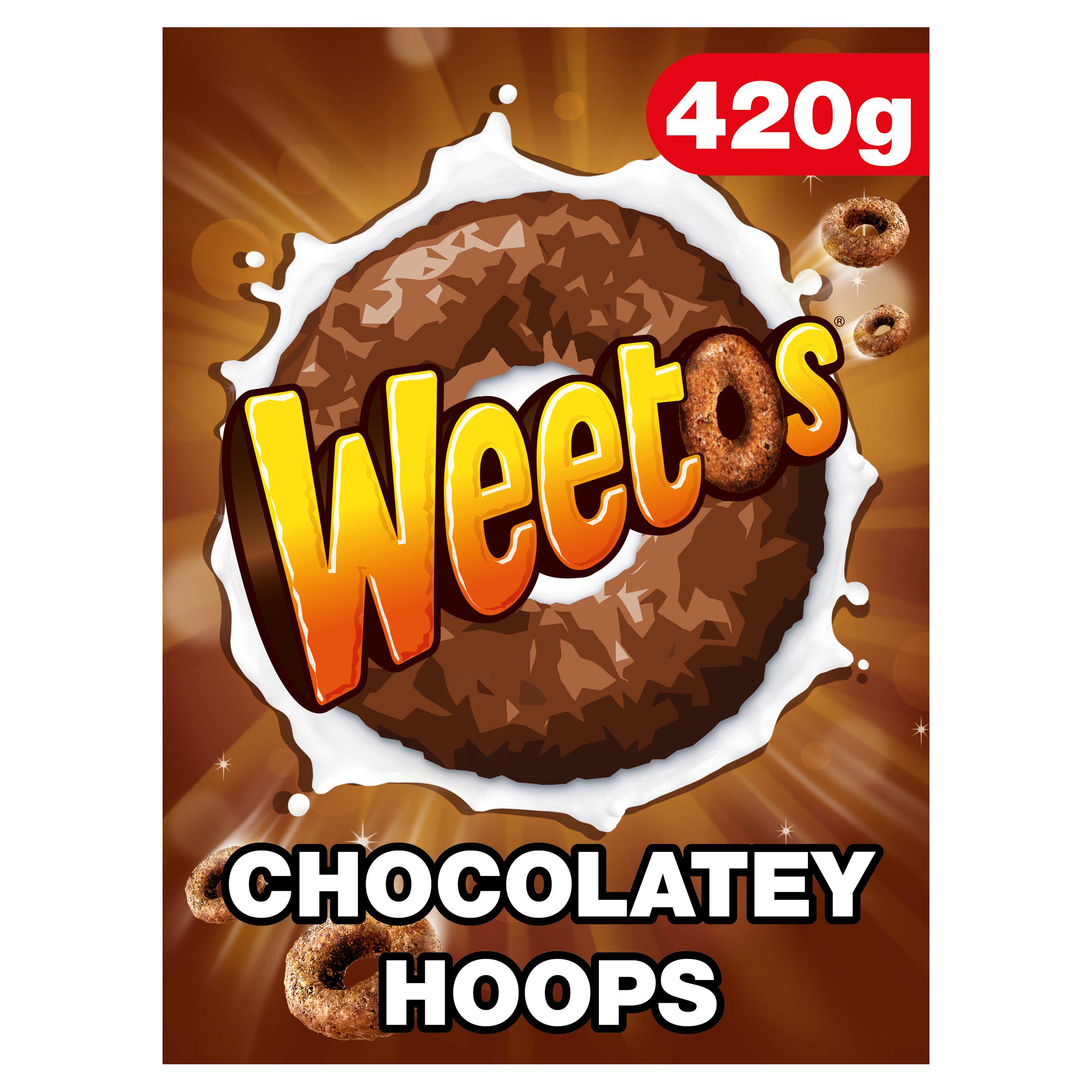 Weetos 420g Chocolatey Hoops Breakfast Cereal