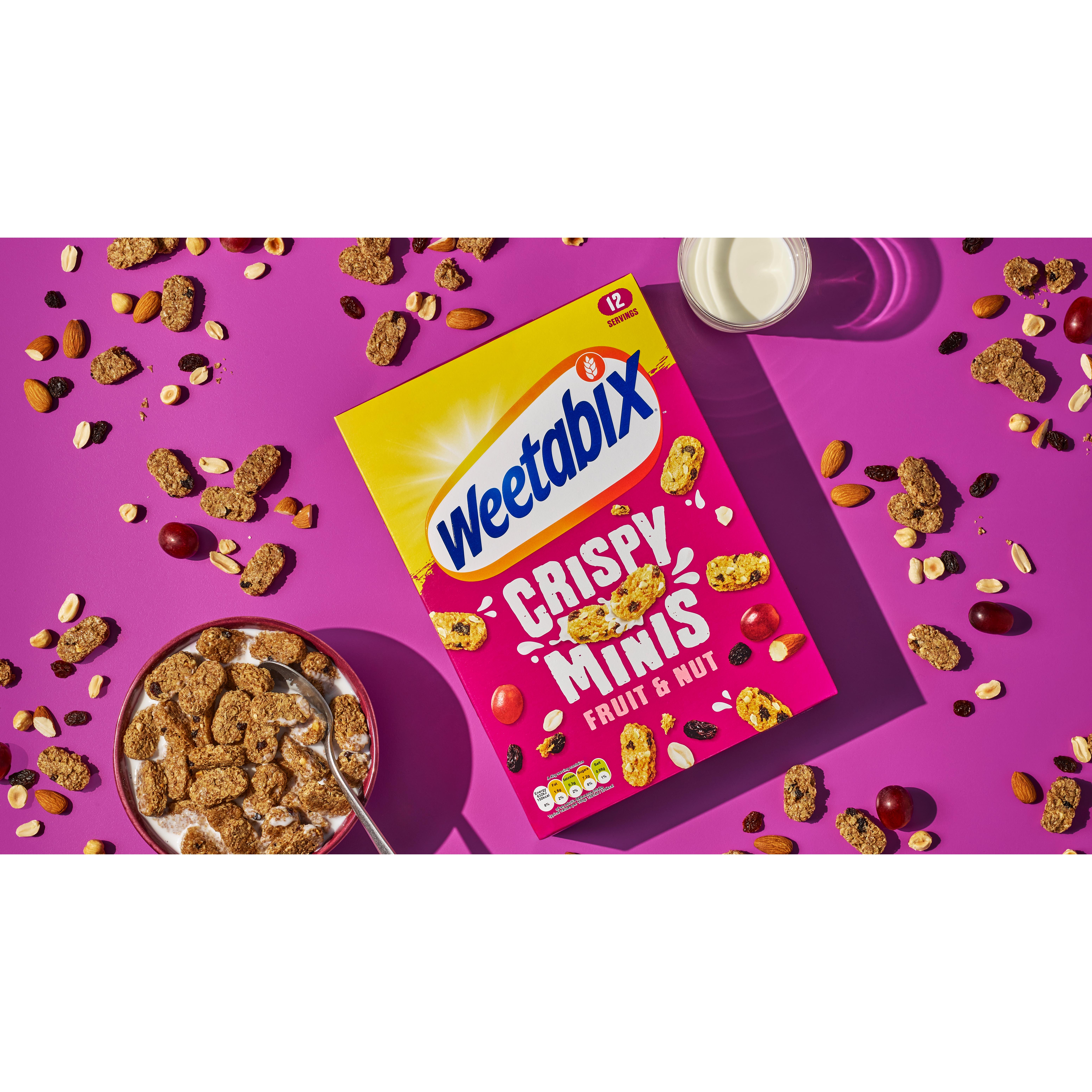 Weetabix 500g Crispy Minis Fruit & Nut Breakfast Cereal thumbnail 5
