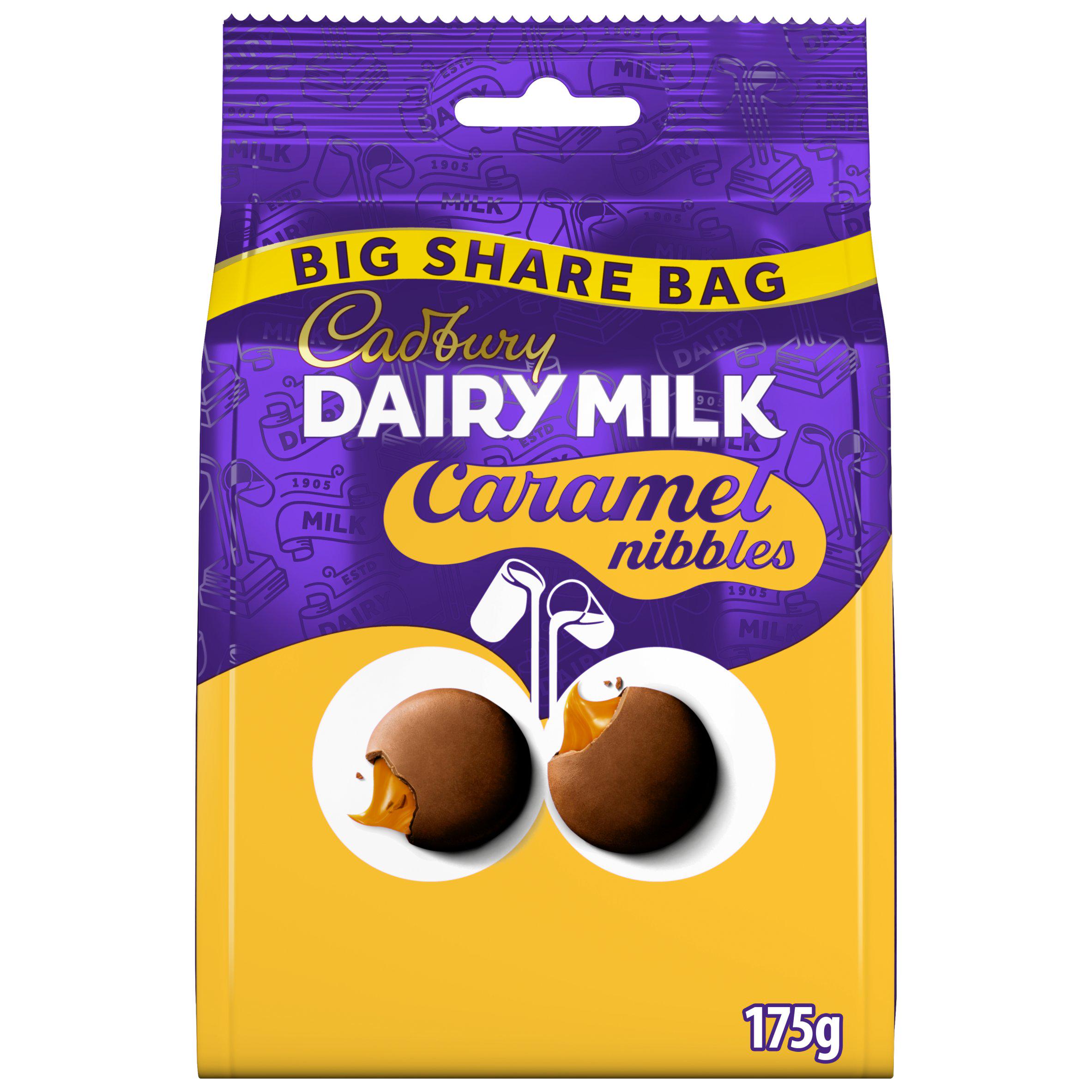 Cadbury Dairy Milk Caramel Nibbles Chocolate Sharing Bag