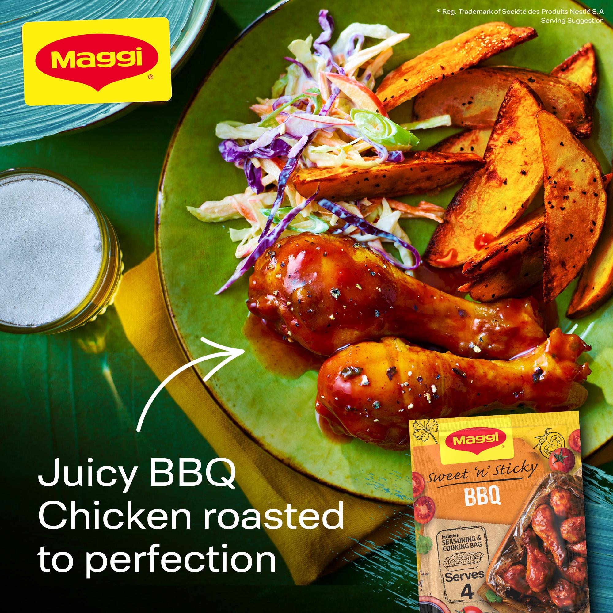 Maggi So Juicy Sweet & Sticky BBQ Chicken Herbs & Spices Recipe Mix 41g thumbnail 2