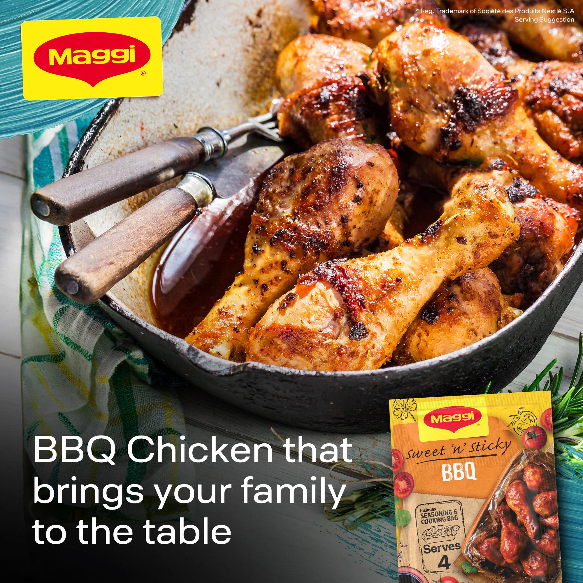 Maggi So Juicy Sweet & Sticky BBQ Chicken Herbs & Spices Recipe Mix 41g thumbnail 5