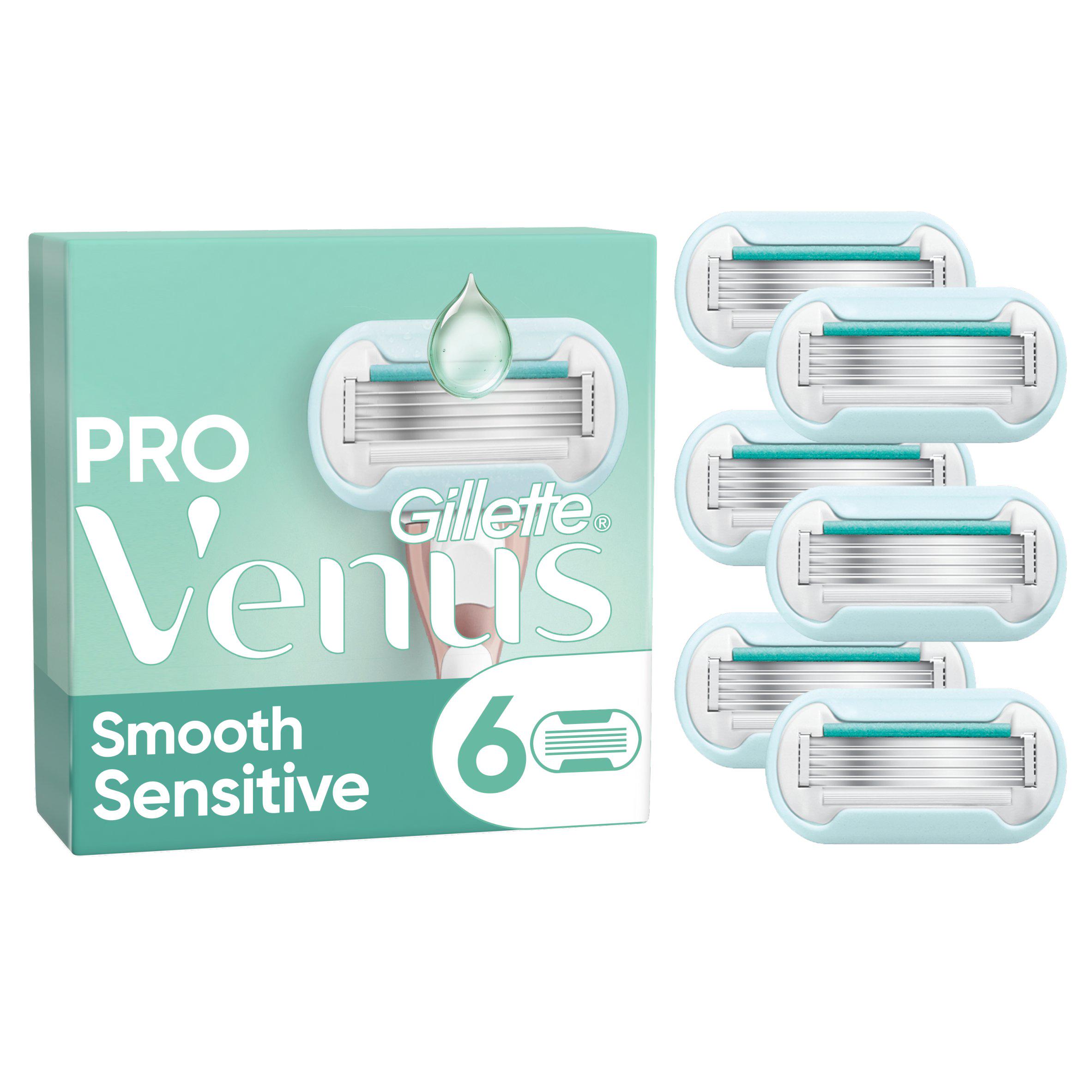 Venus Deluxe Smooth Sensitive Blades 6 Pack