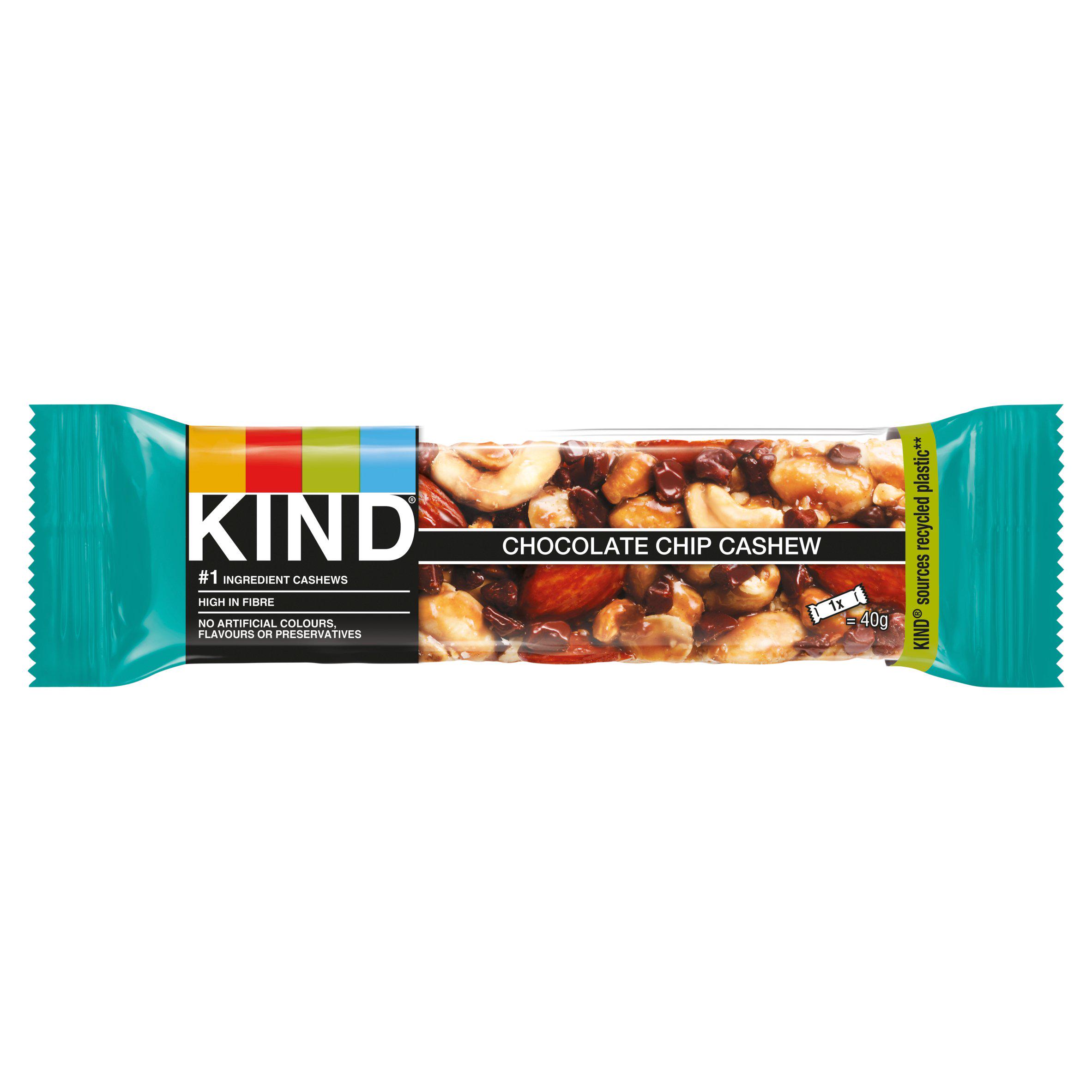 KIND Chocolate Chip Cashew Bar 40g