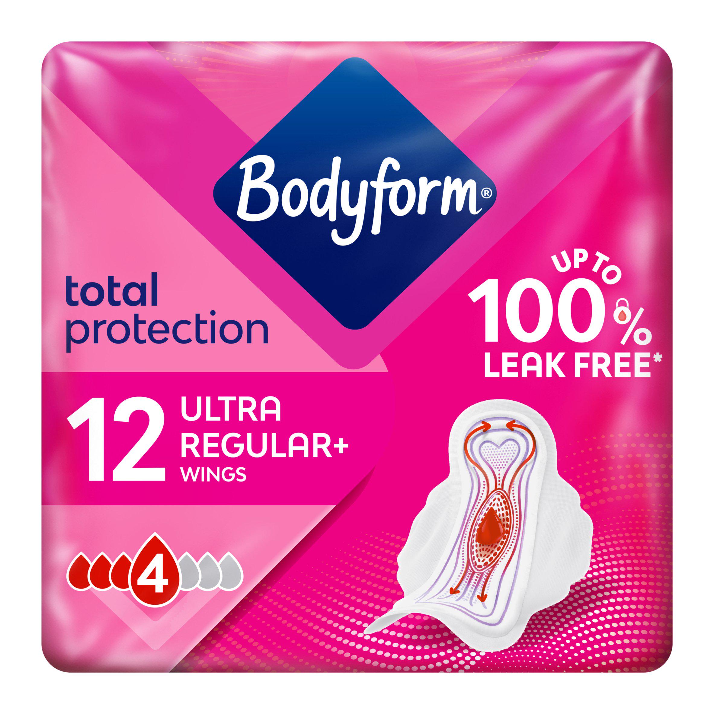 Bodyform Ultra Normal Sanitary Towels Wings