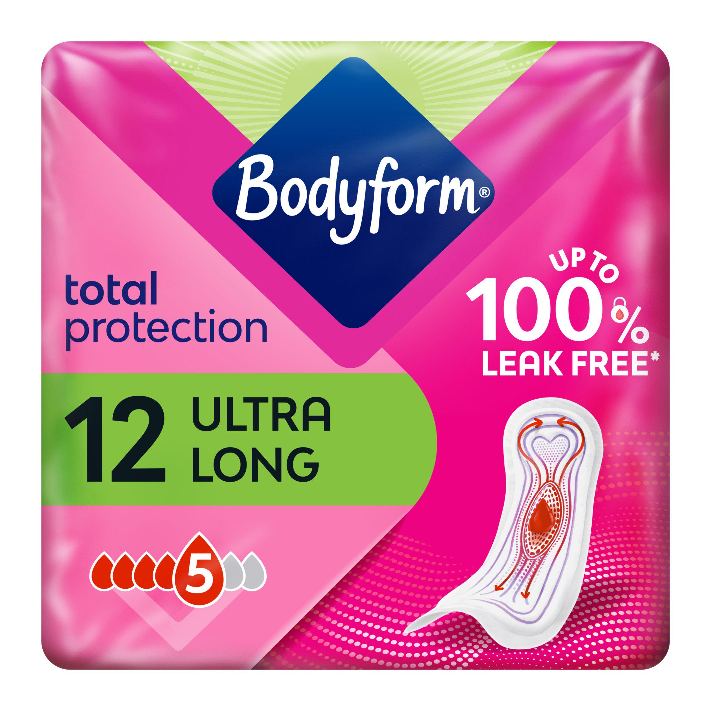 Bodyform Cour V Ultra Long Sanitary Towels x12