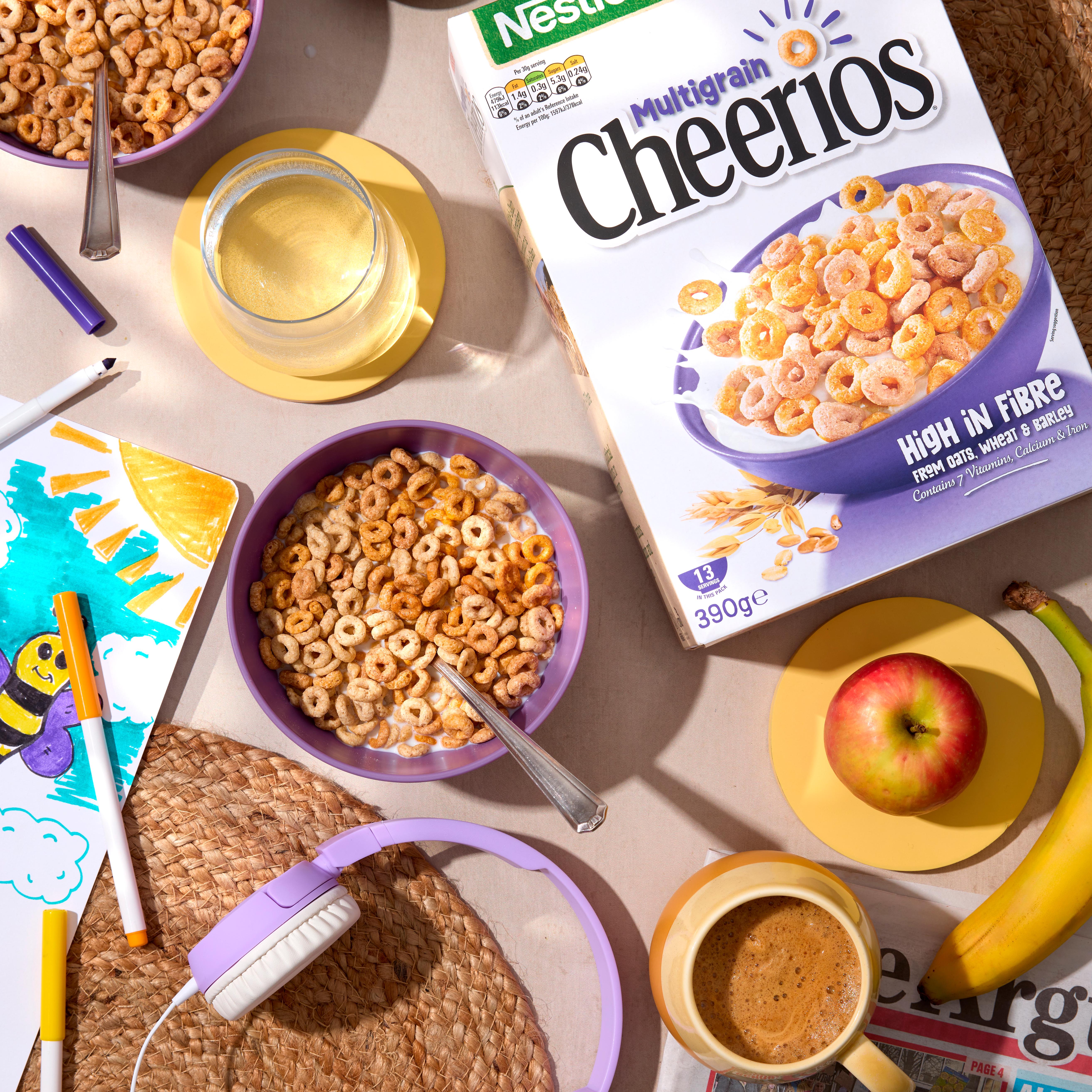 Nestle Cheerios Multigrain Cereal 500g thumbnail 2
