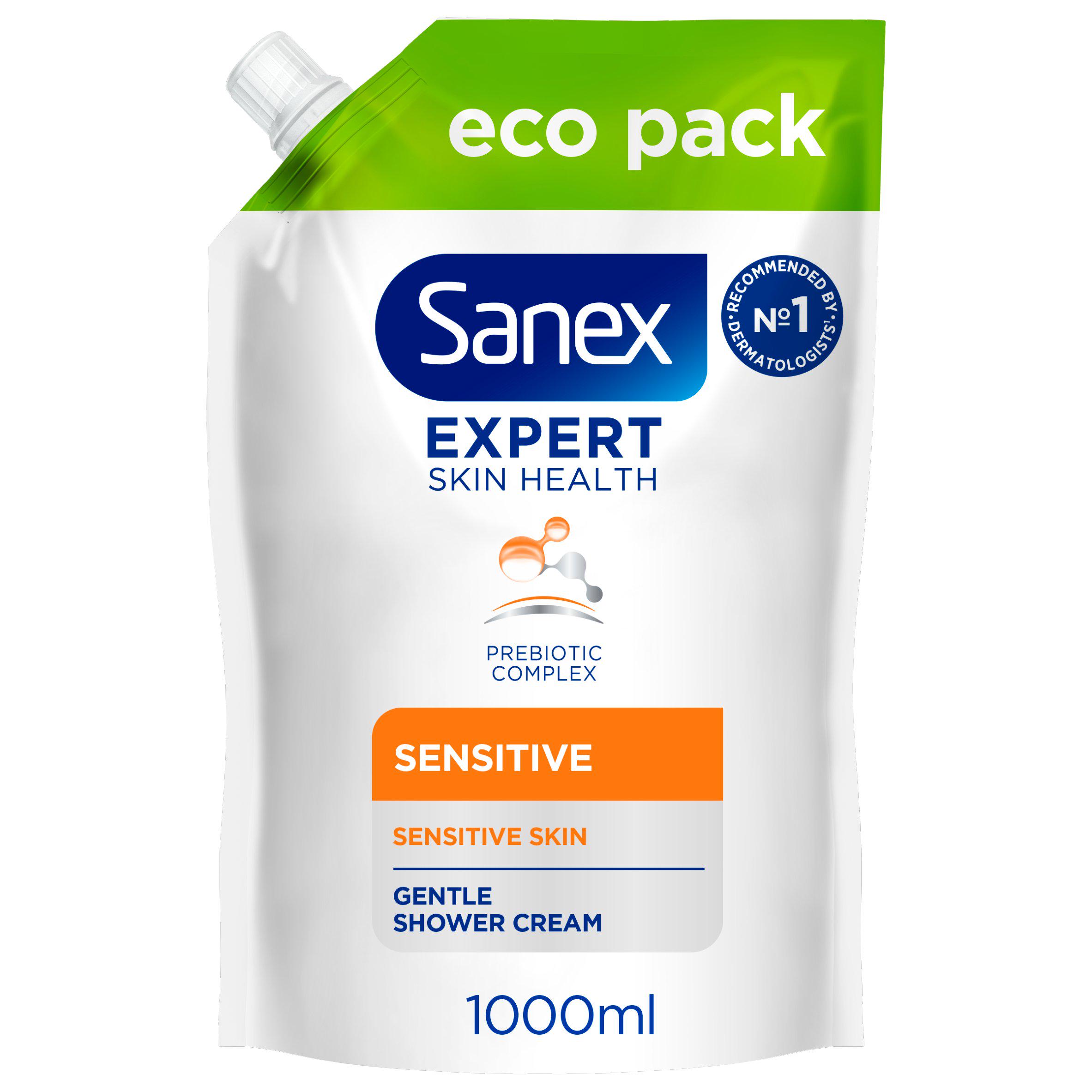Sanex Expert Skin Health Sensitive Body Wash Shower Gel Refill