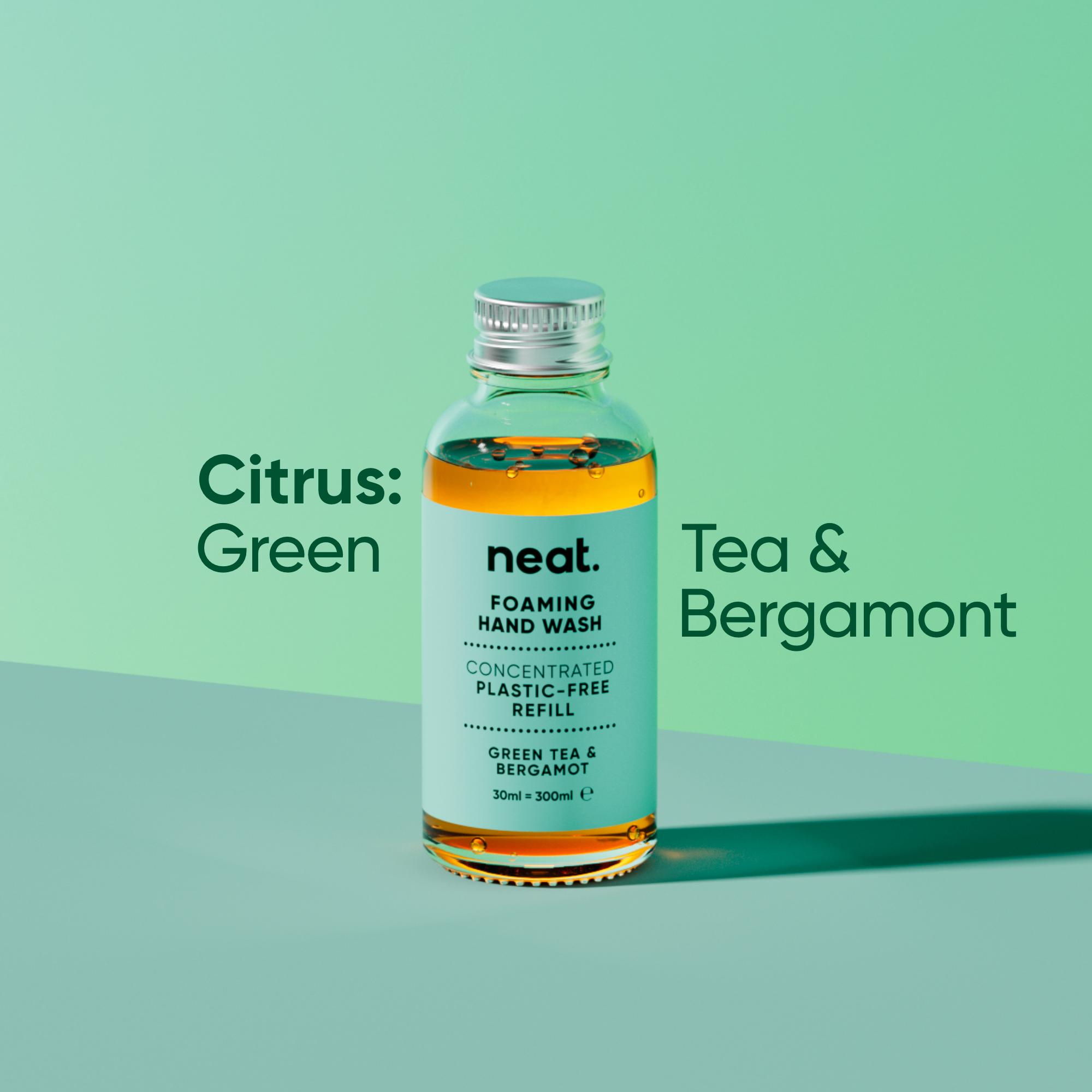 Neat Green Tea & Bergamot Foaming Hand Wash 30ml thumbnail 4