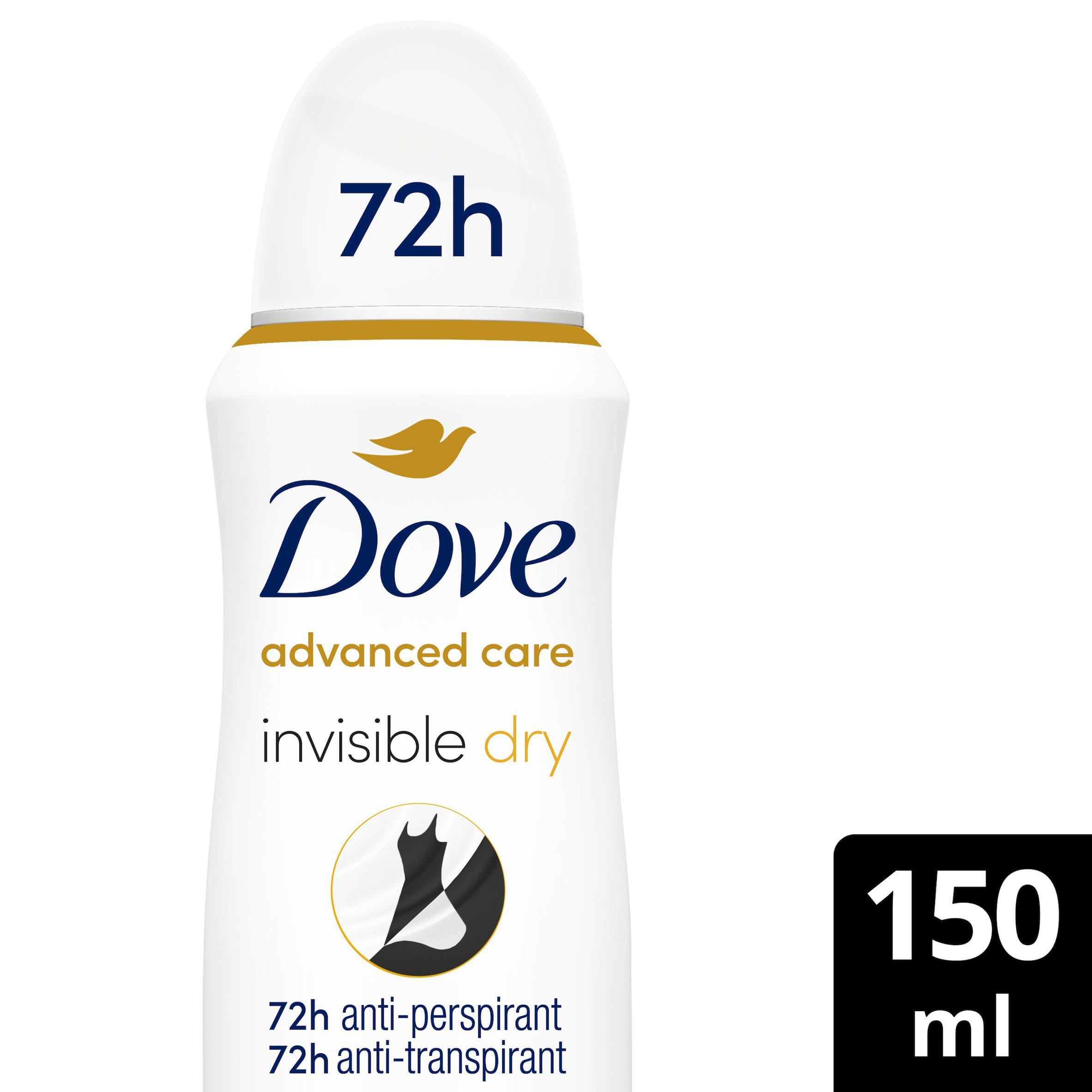 Dove Women Invisible Dry 72h Advanced Care Antiperspirant Deodorant 150ml
