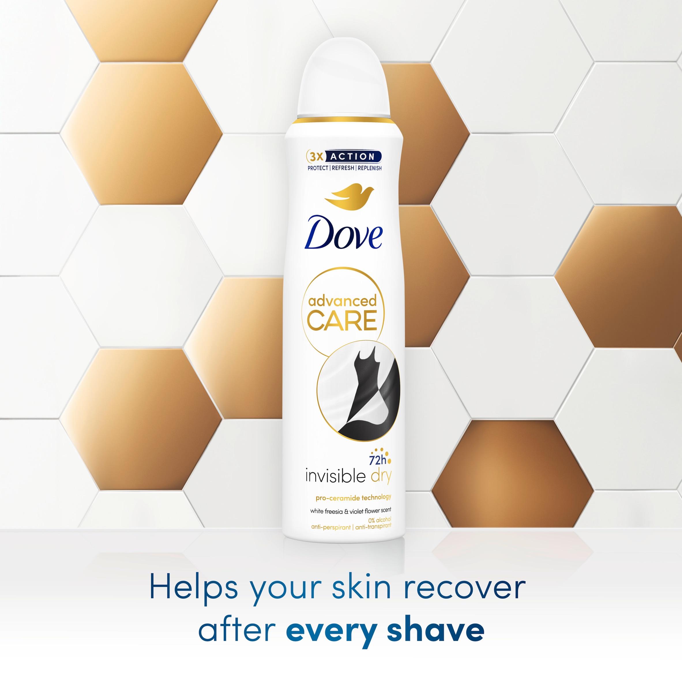 Dove Women Invisible Dry 72h Advanced Care Antiperspirant Deodorant 150ml thumbnail 2