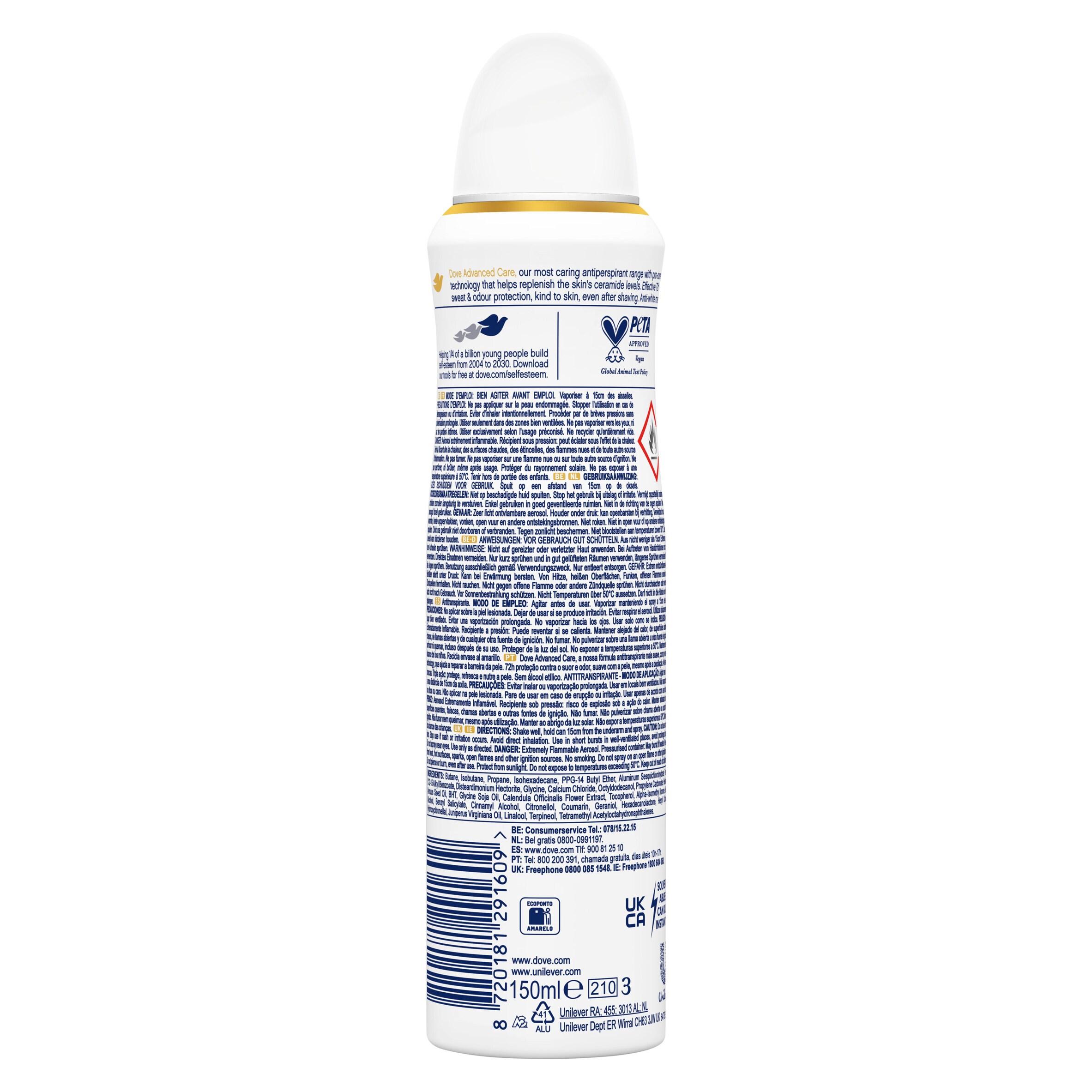 Dove Women Invisible Dry 72h Advanced Care Antiperspirant Deodorant 150ml thumbnail 6