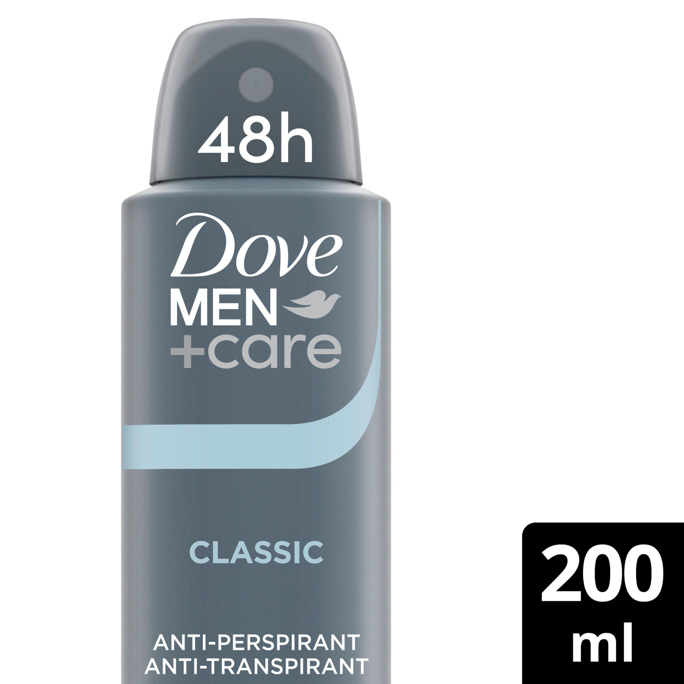 Dove Men+Care Classic 200ml Antiperspirant Aerosol Deodorant