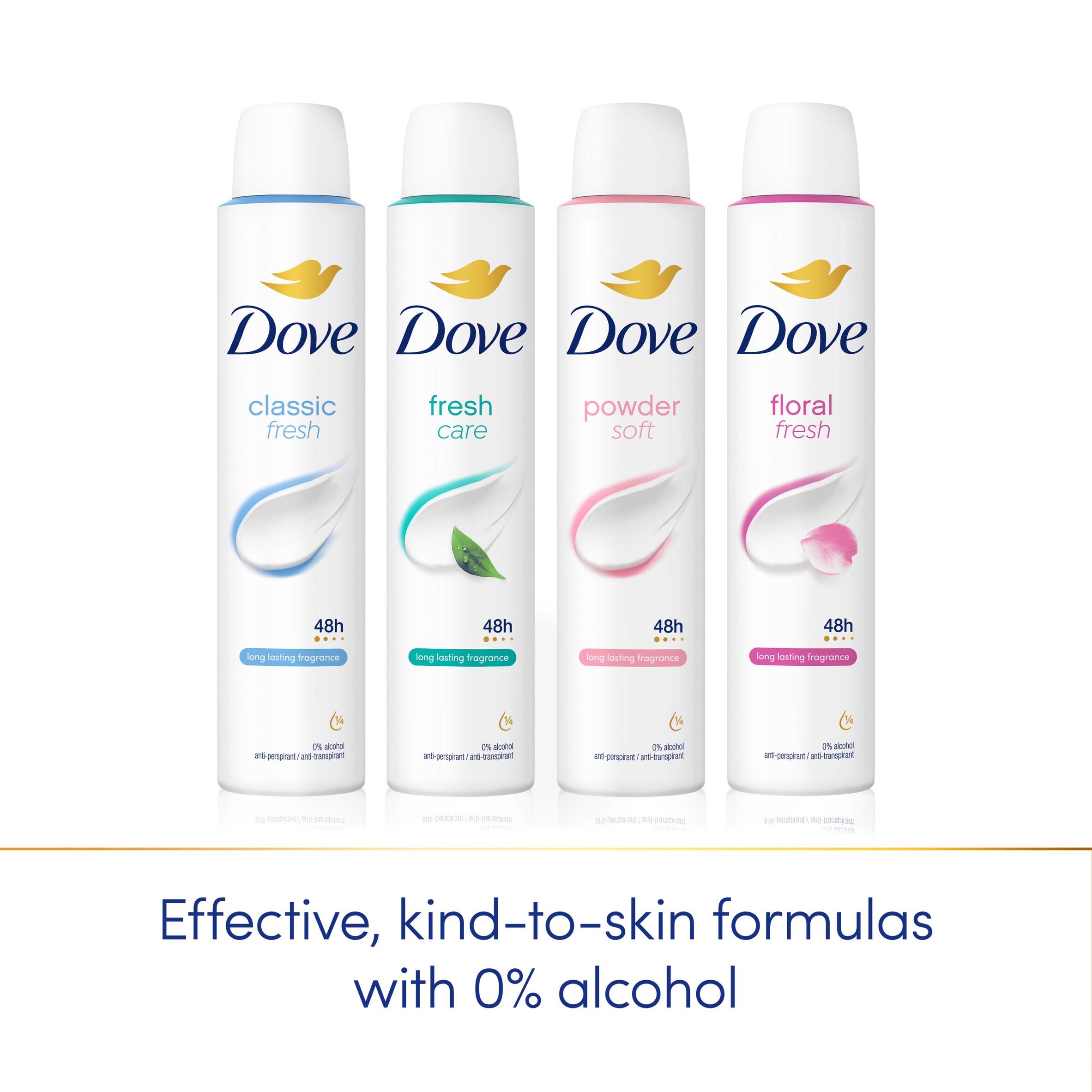 Dove Women Powder 48h Antiperspirant Deodorant 200ml thumbnail 5