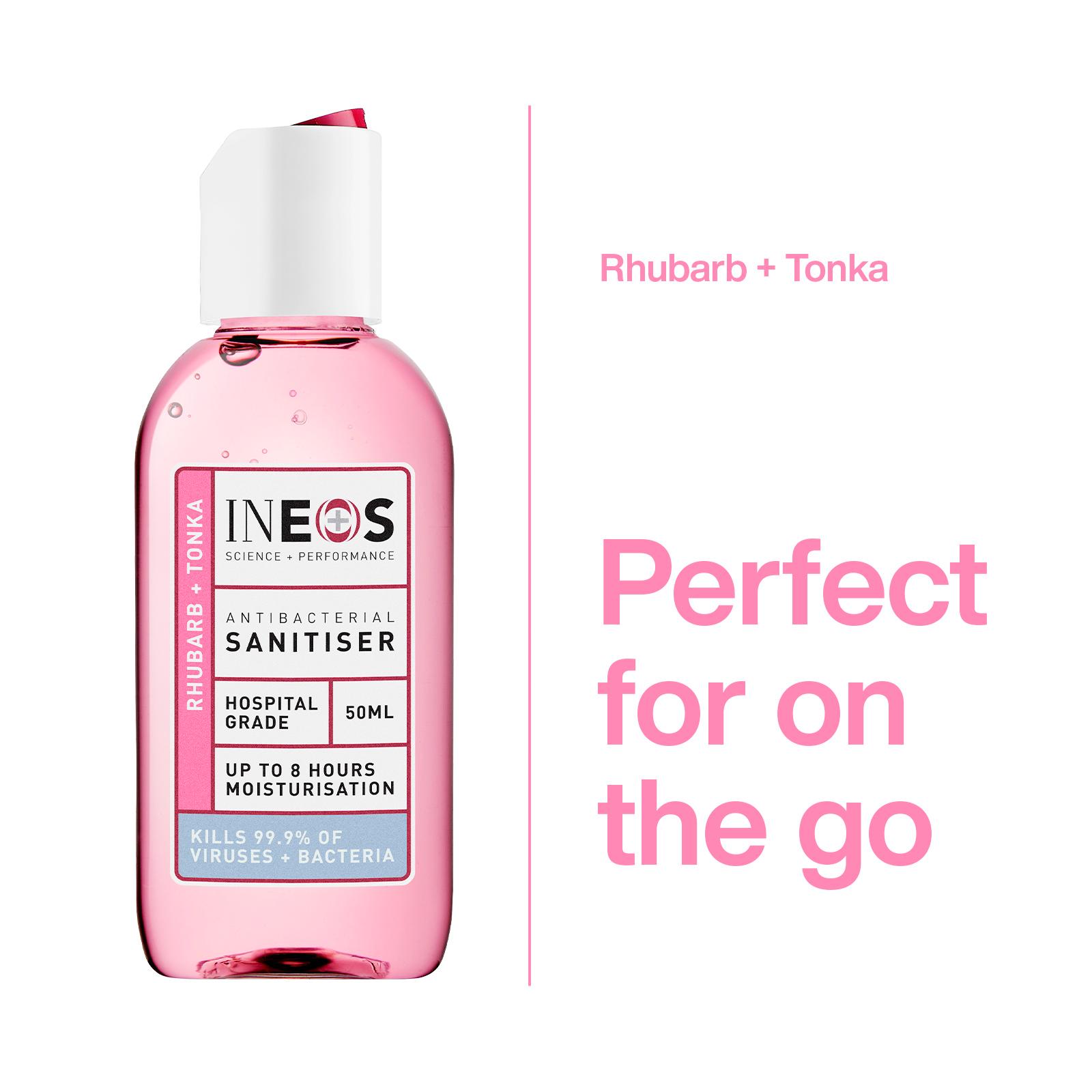 Ineos Rhubarb + Tonka Antibacterial Sanitiser 50ml thumbnail 2