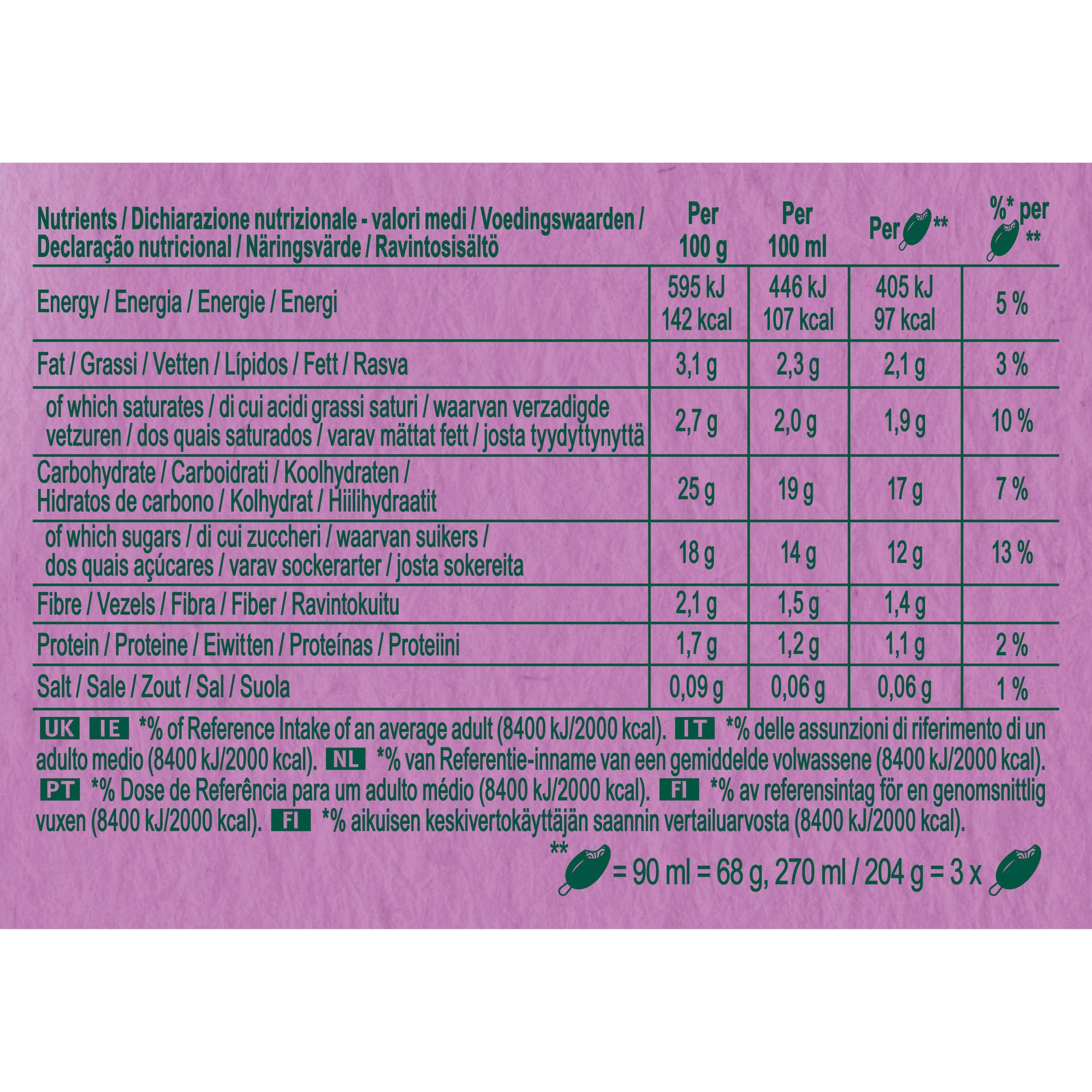 Solero 3 x 90ml Berry Bliss Ice Cream Lollies thumbnail 2