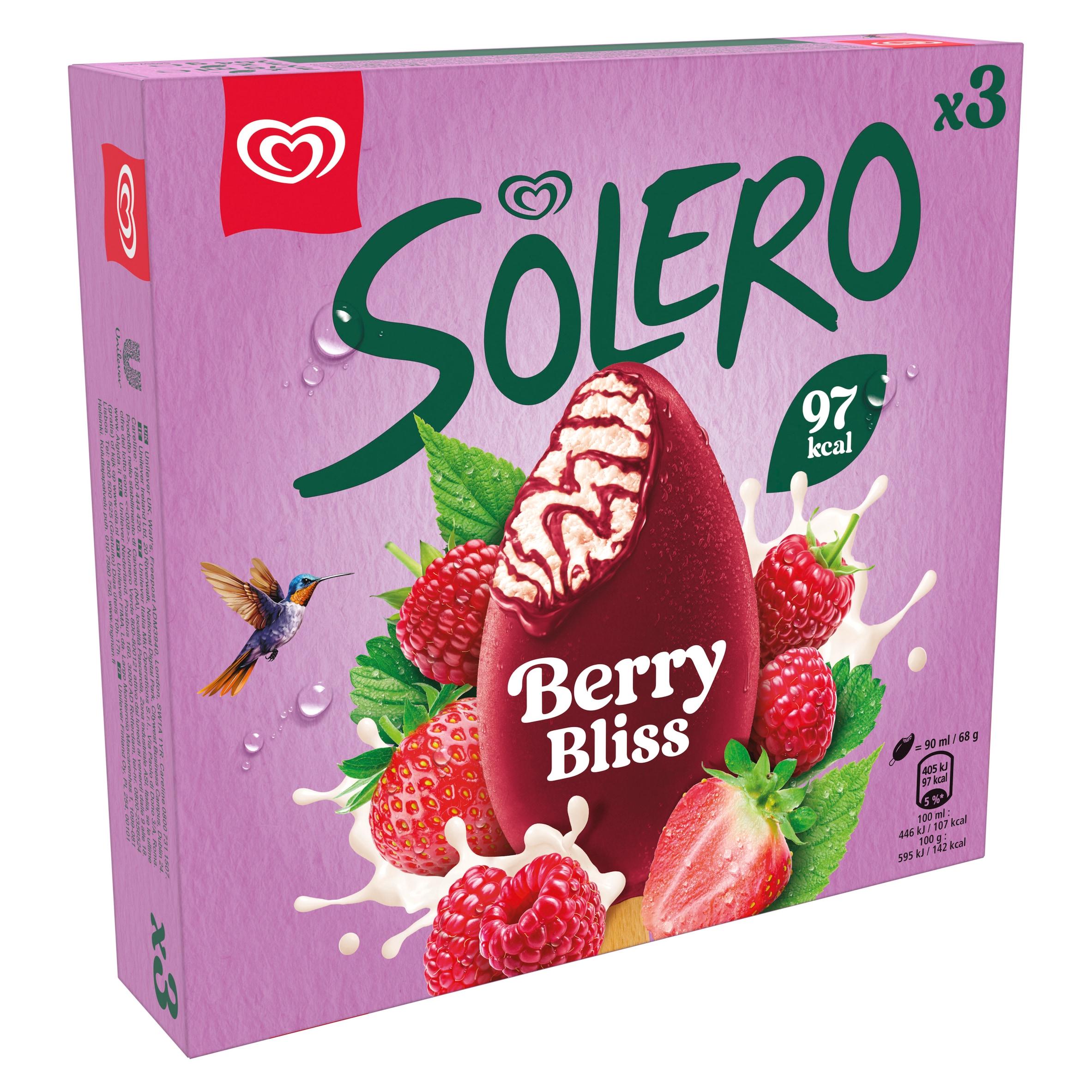 Solero 3 x 90ml Berry Bliss Ice Cream Lollies thumbnail 4
