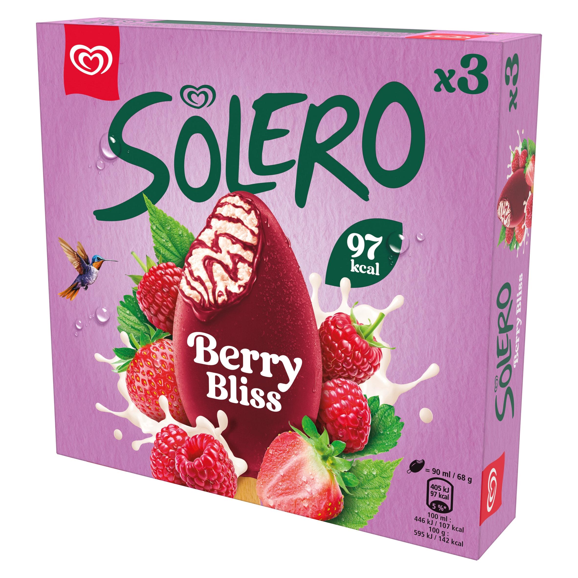 Solero 3 x 90ml Berry Bliss Ice Cream Lollies thumbnail 5