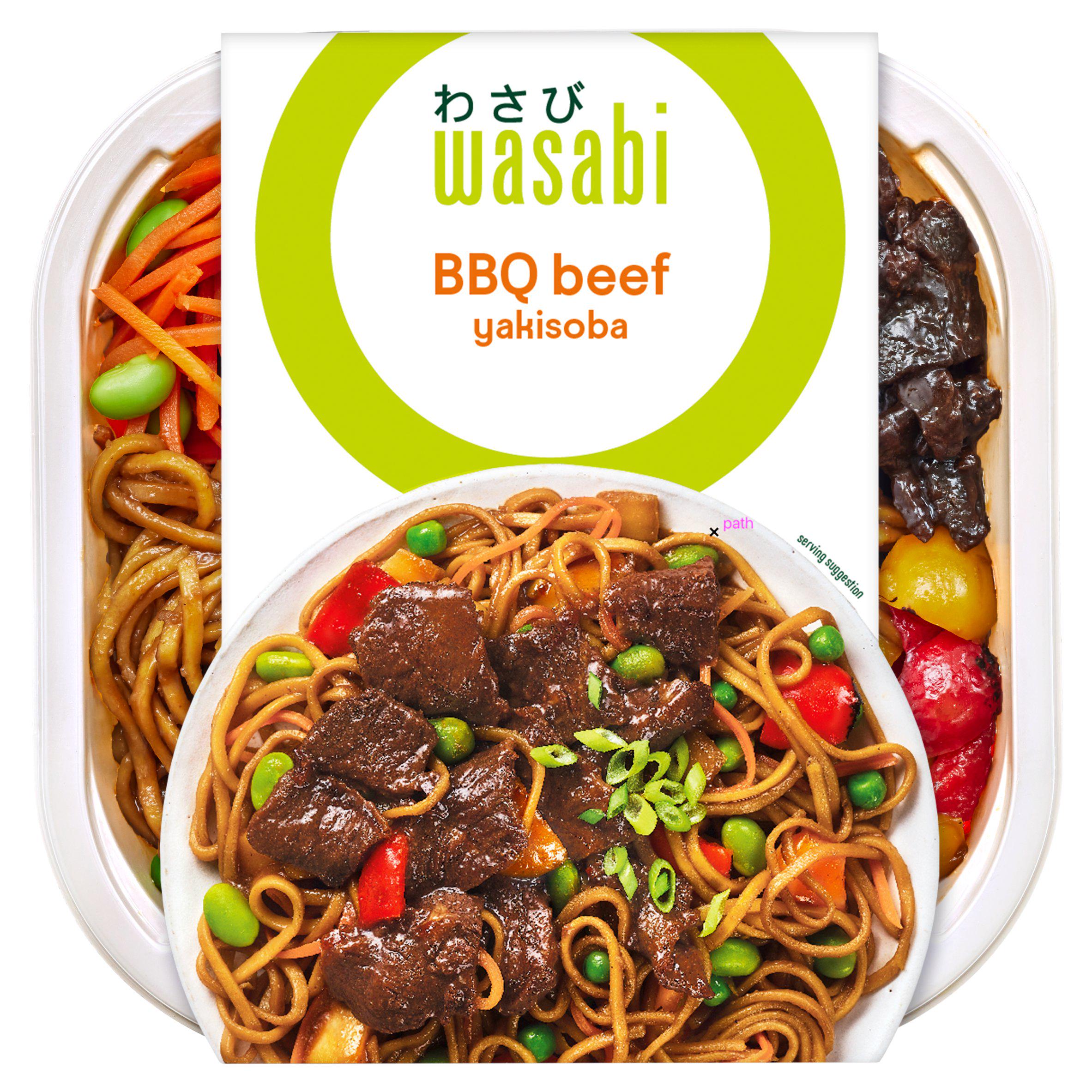 Wasabi BBQ Beef Yakisoba 400g