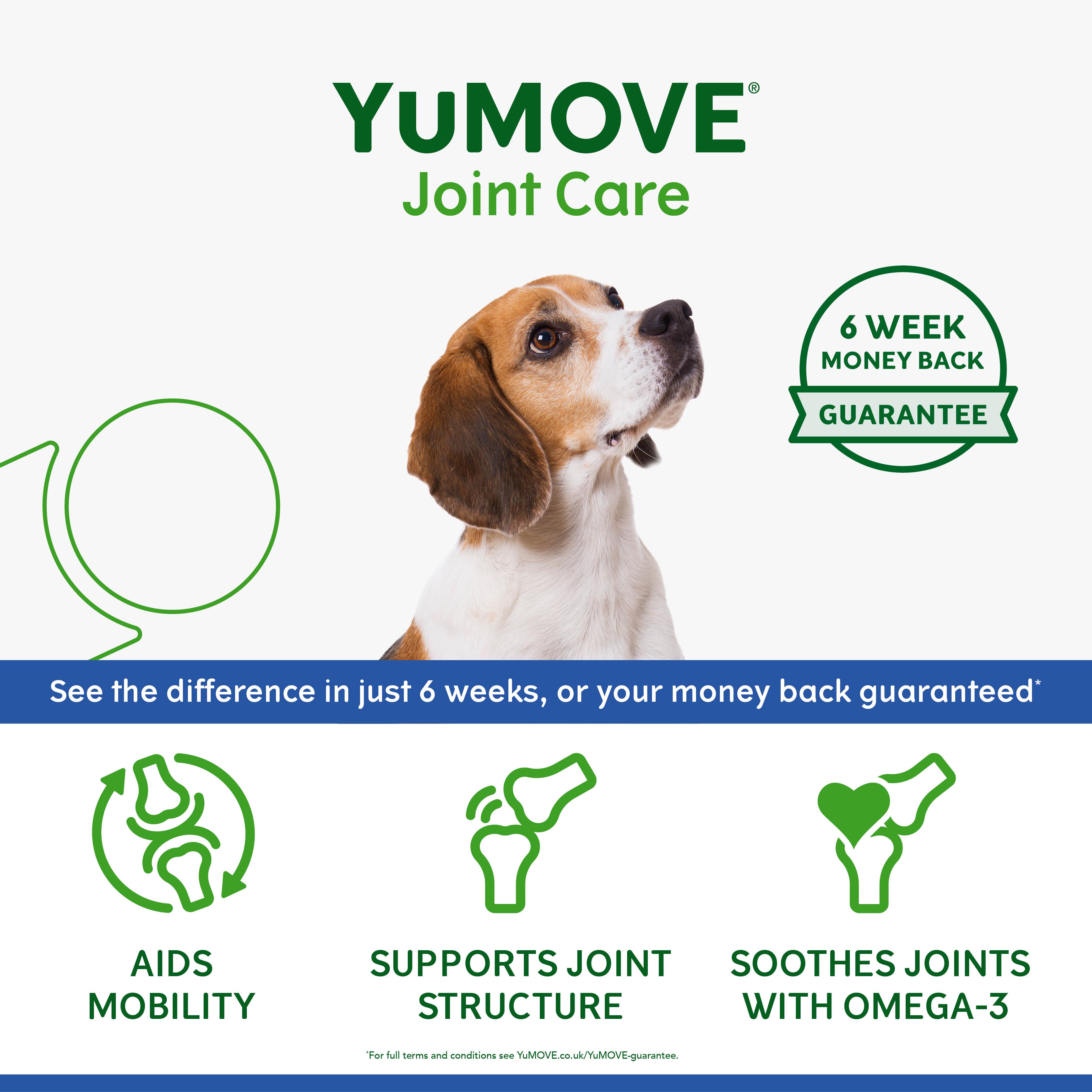 Yumove Joint Care Tasty Tablets For Senior Dogs x80 70.8g thumbnail 2