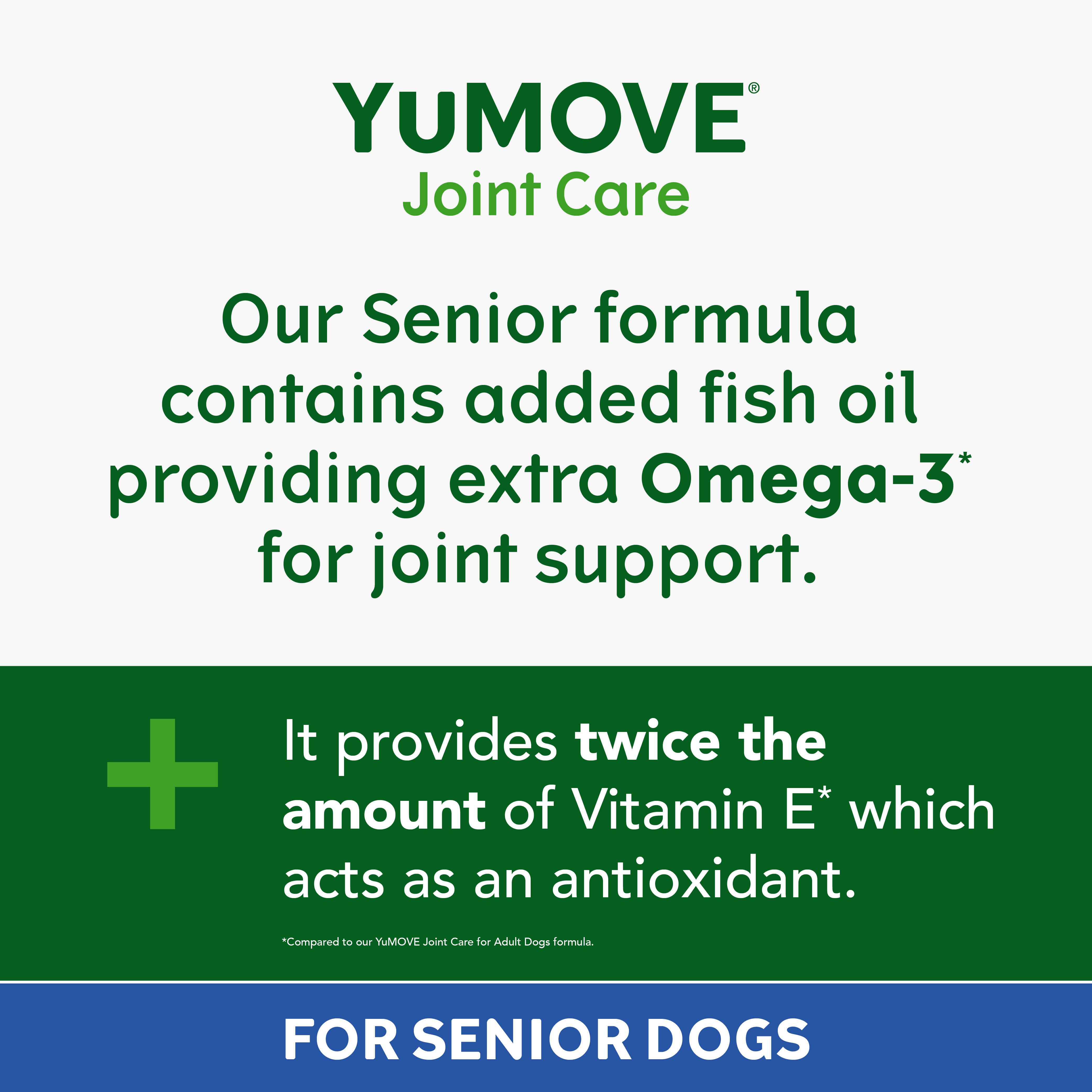 Yumove Joint Care Tasty Tablets For Senior Dogs x80 70.8g thumbnail 4