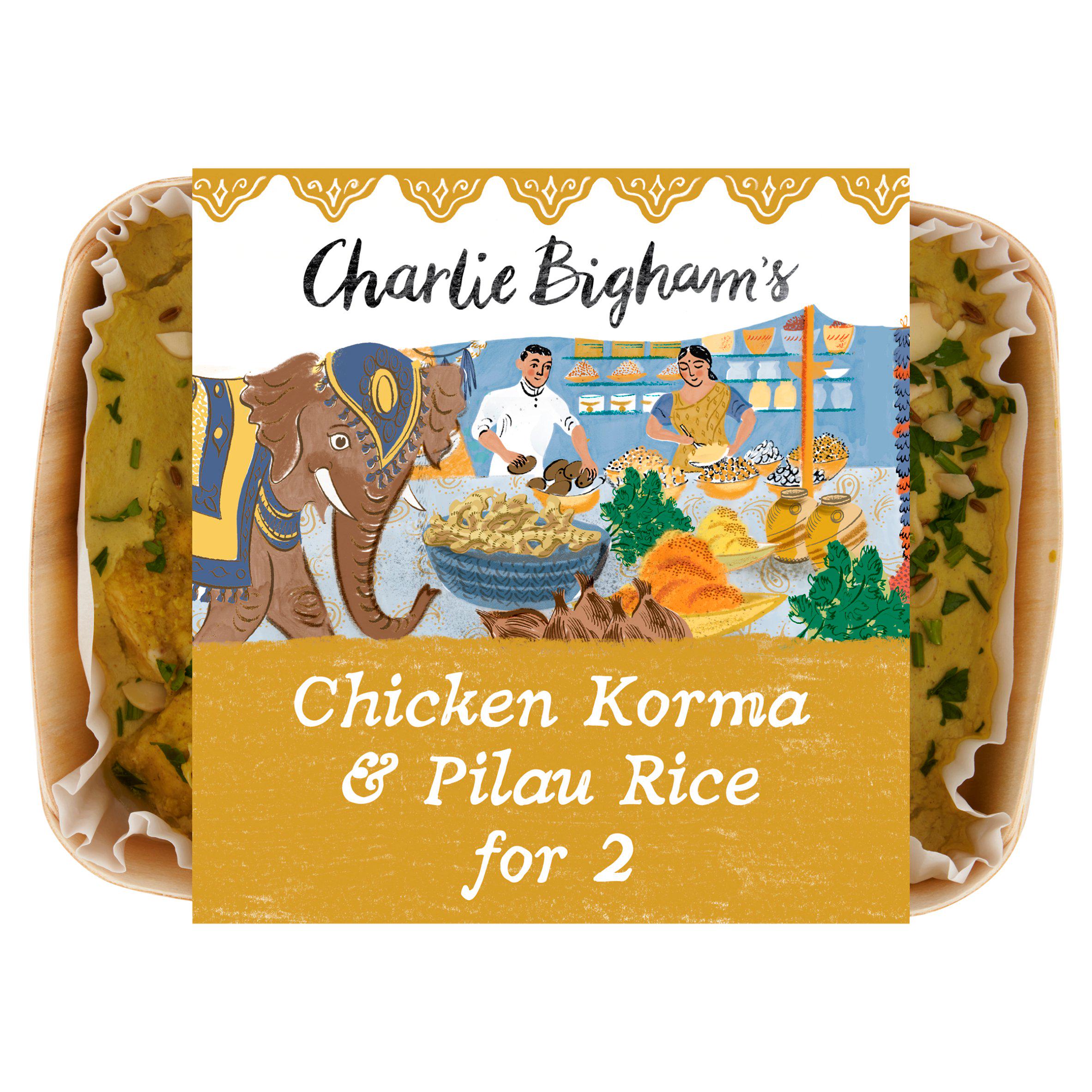 Charlie Bigham's Chicken Korma & Pilau Rice for 2