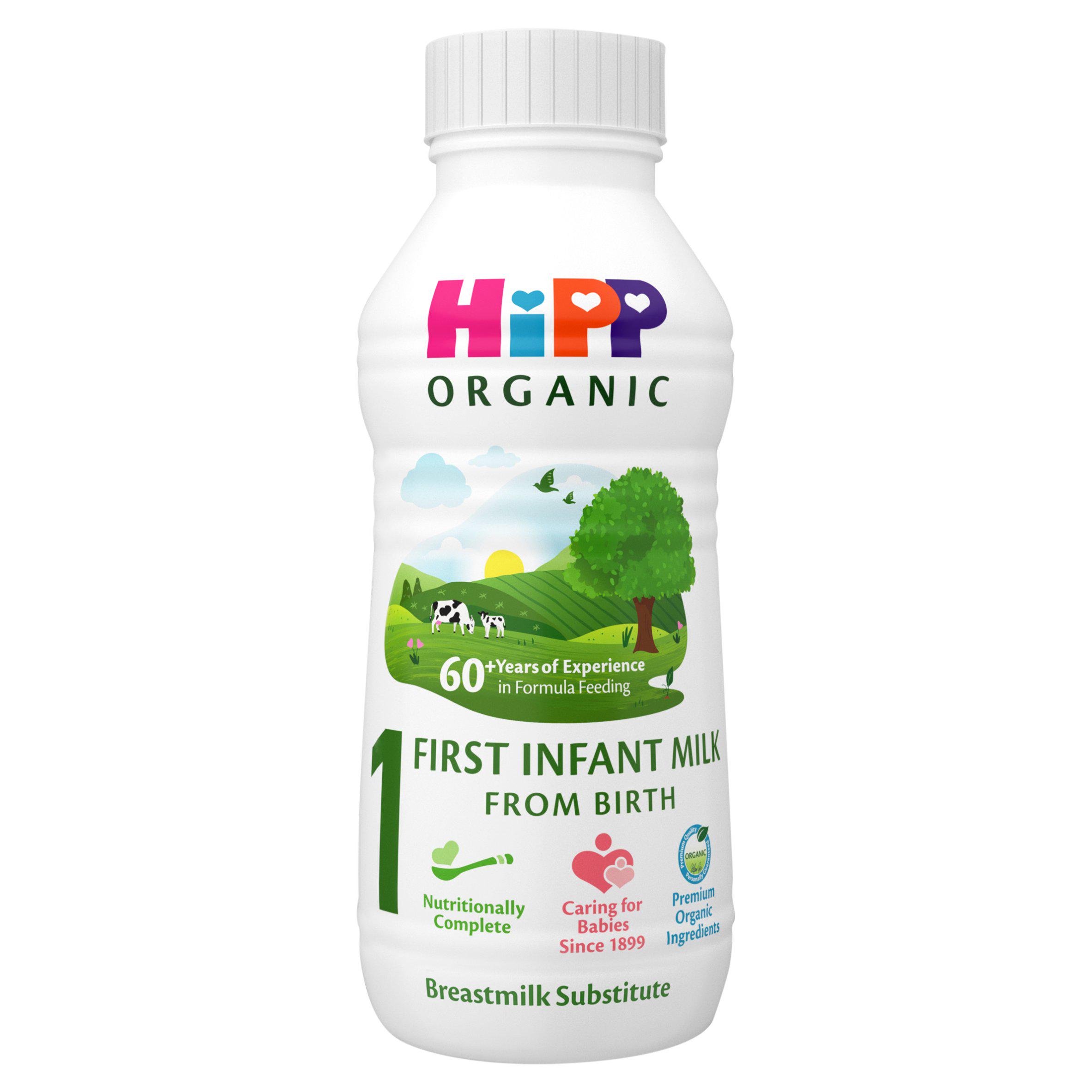 HiPP Organic 1 First Infant Baby Milk Liquid Formula From Birth