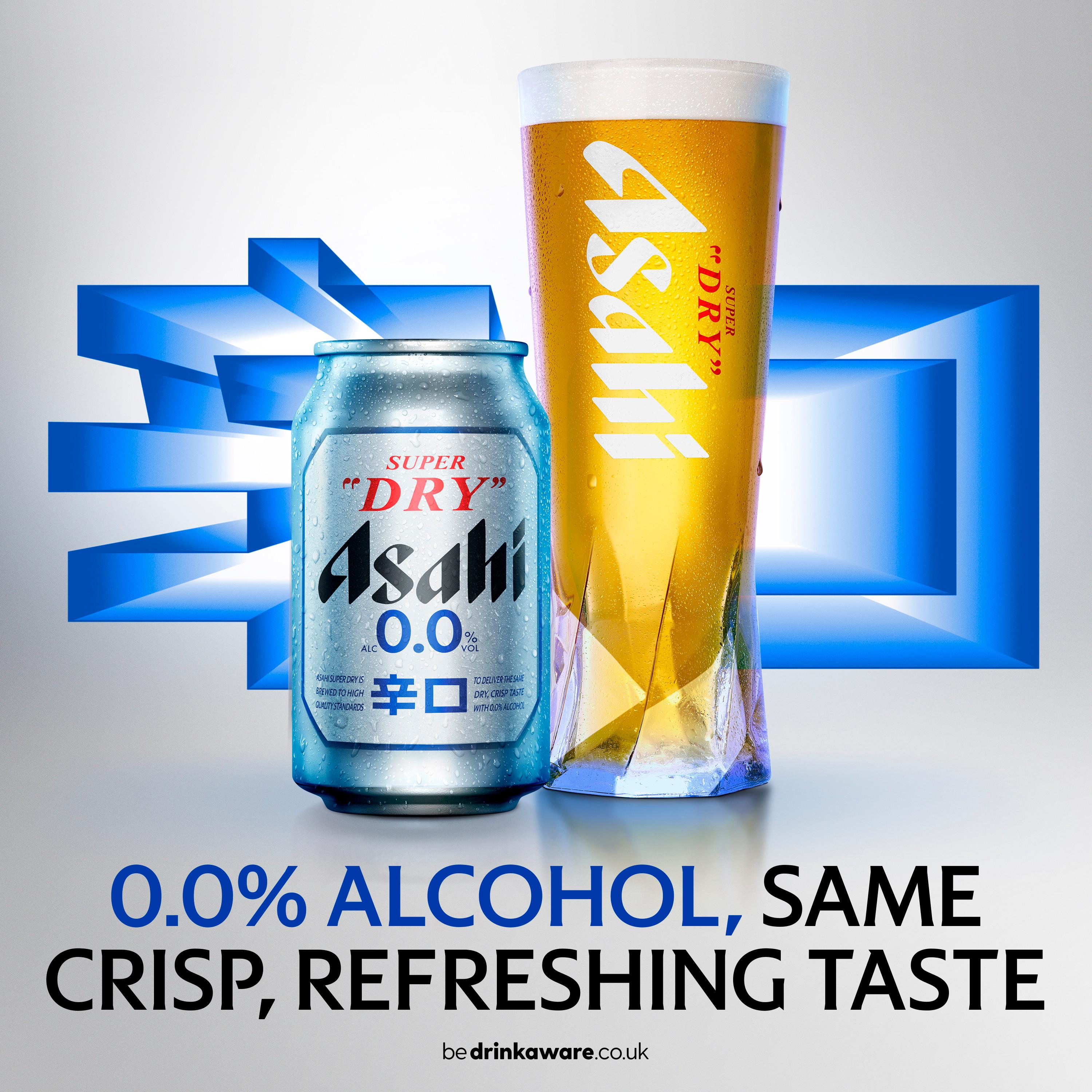 Asahi Super Dry 0.0% Alcohol Free Cans 4 x 330ml thumbnail 2